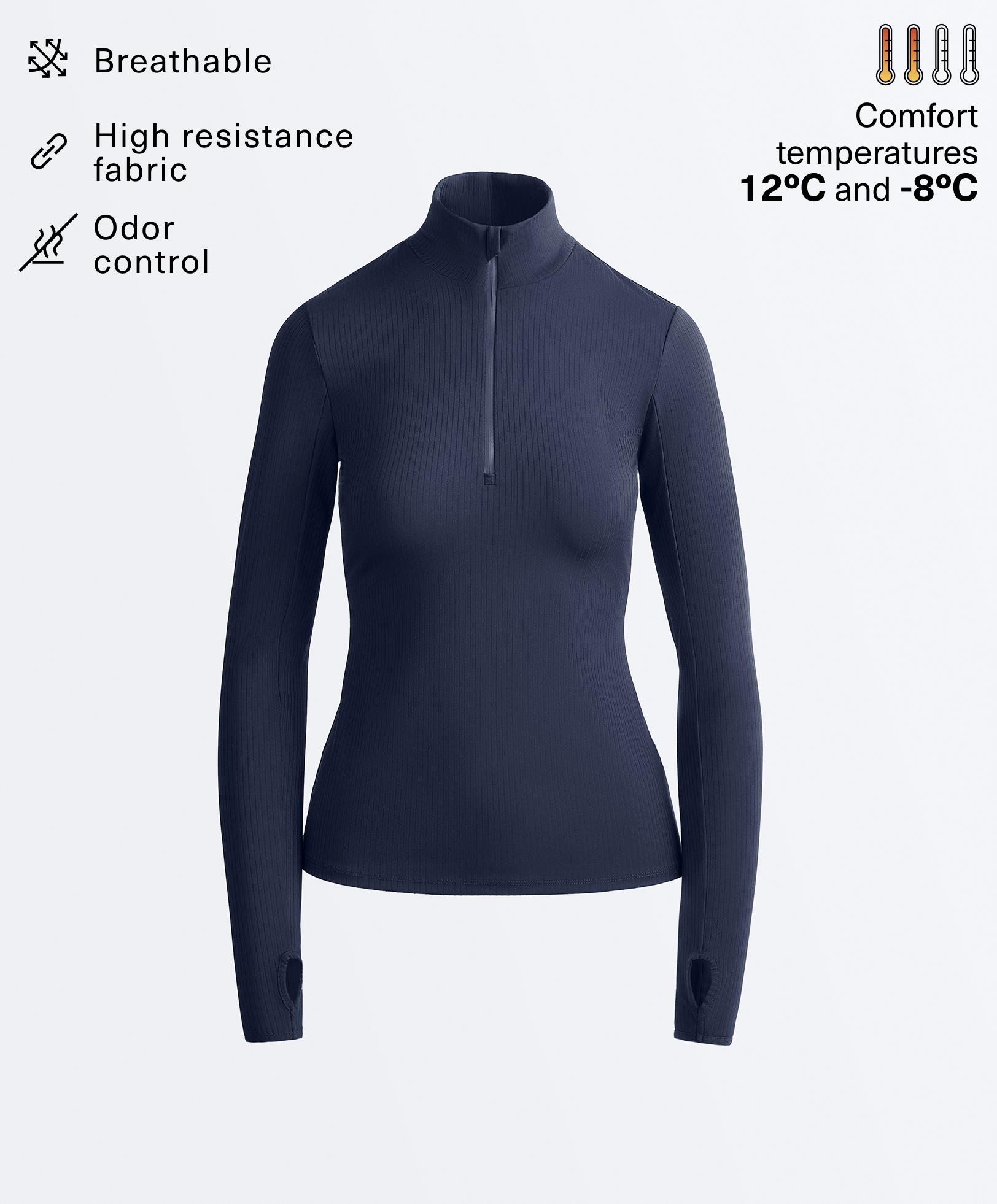 Camiseta térmica base layer rib