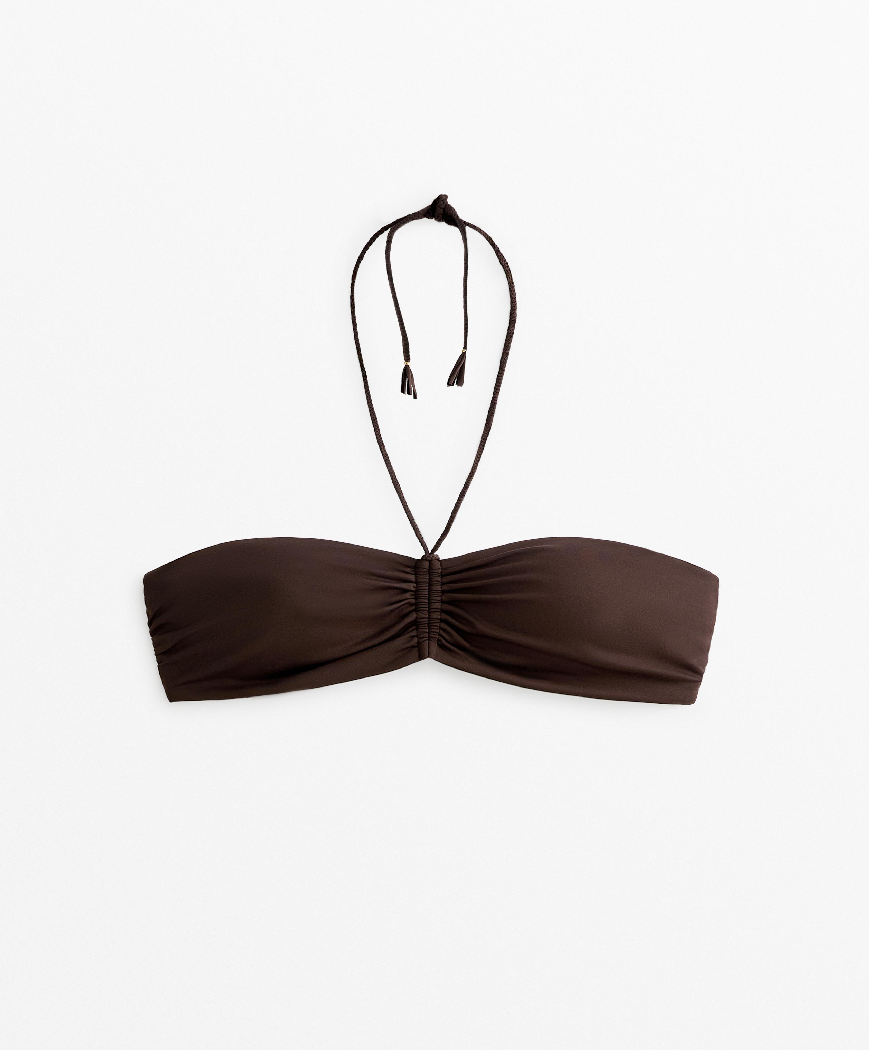 Bikini bandeau trenza