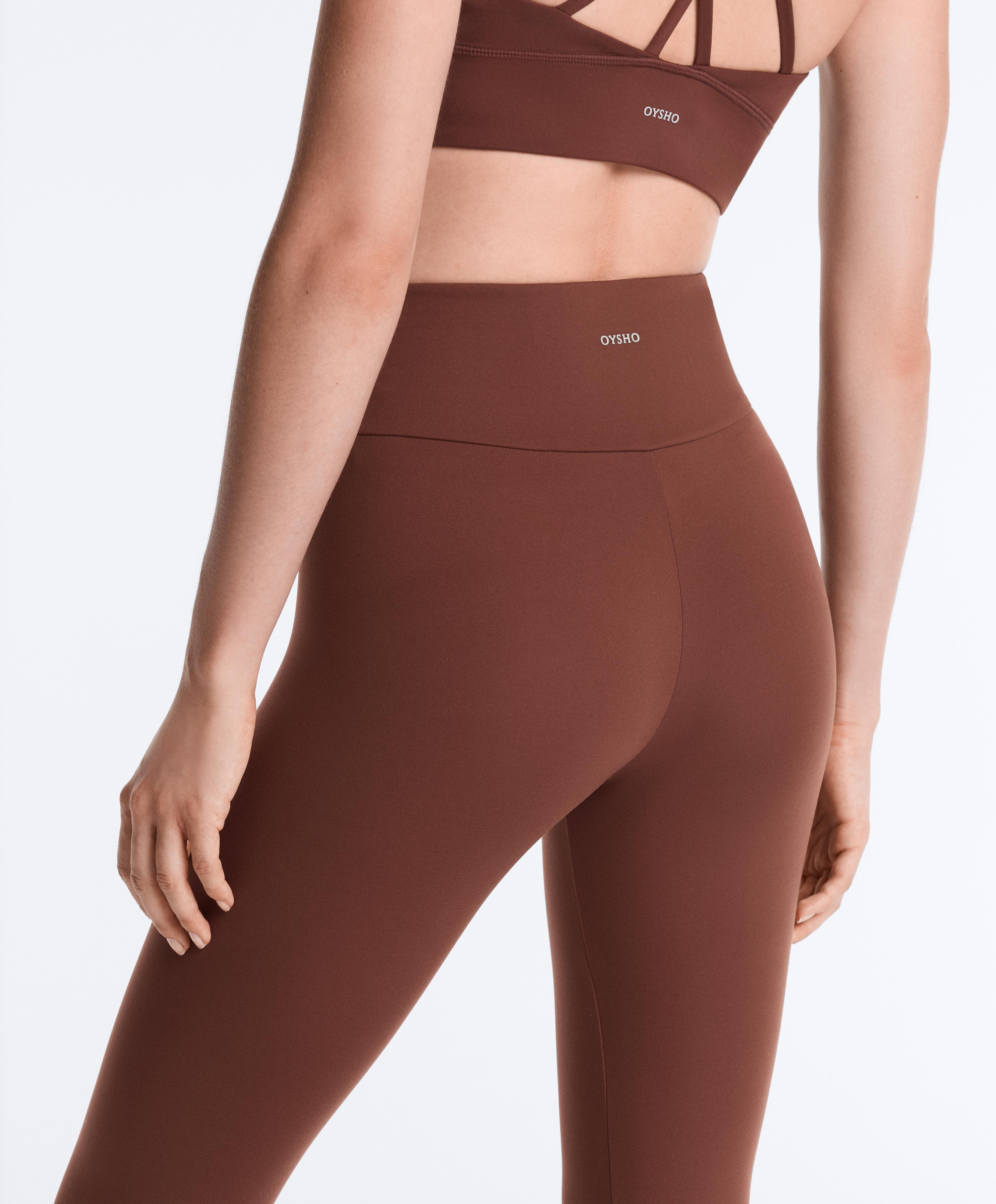 Comfortlux high-waisted ankle-length leggings — TERRACOTTA