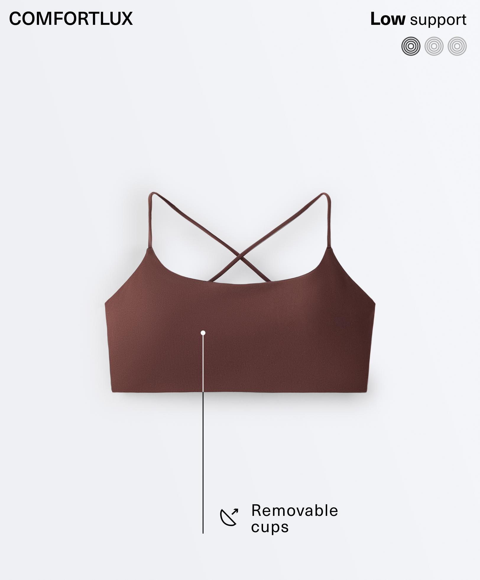 Light-support Comfortlux cross-back sports bra