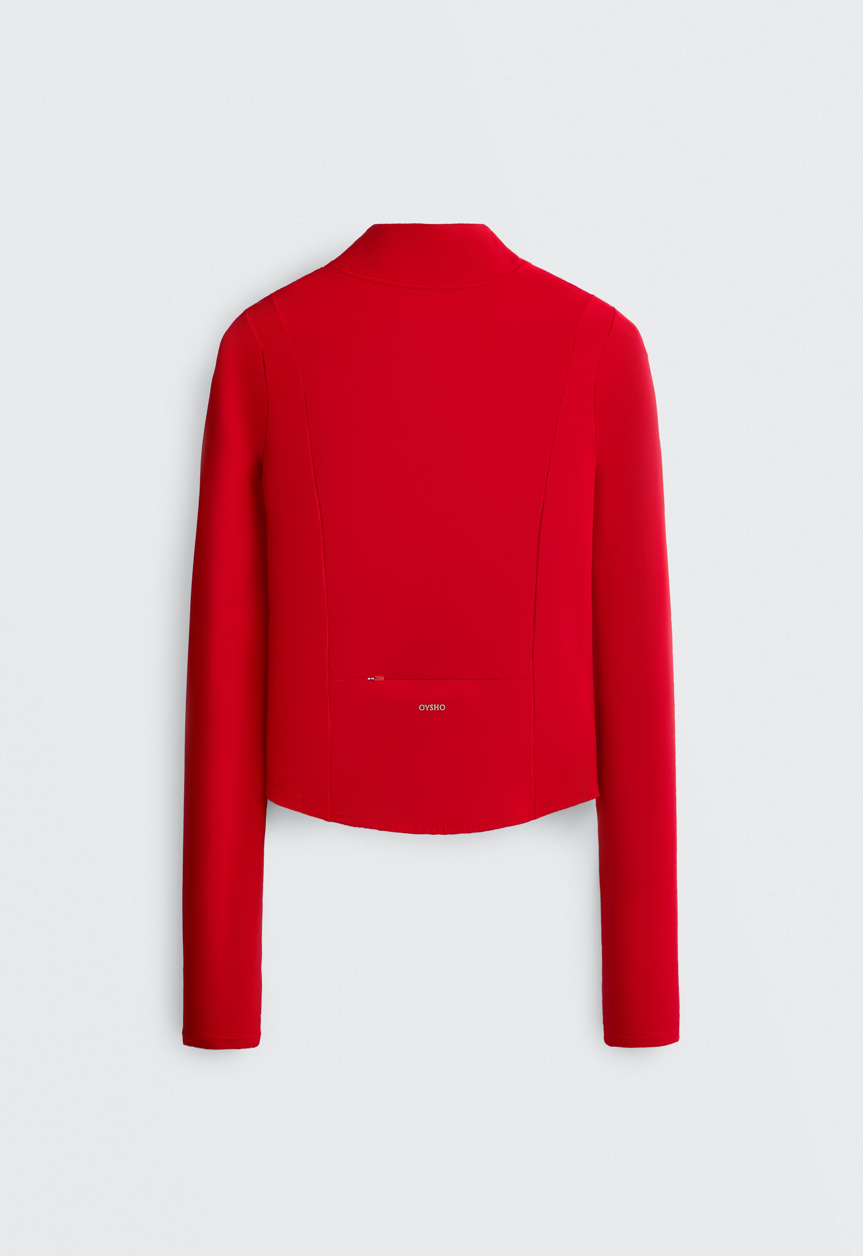 Short Light Touch technical jacket — STRONG RED