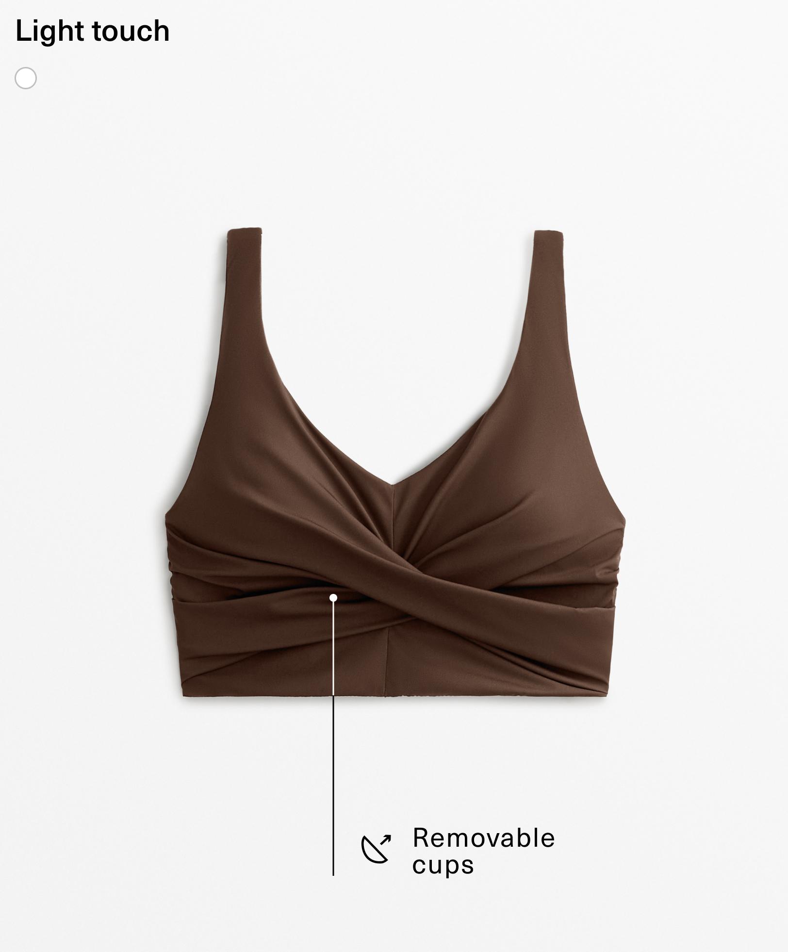 Light Touch crossover tank top