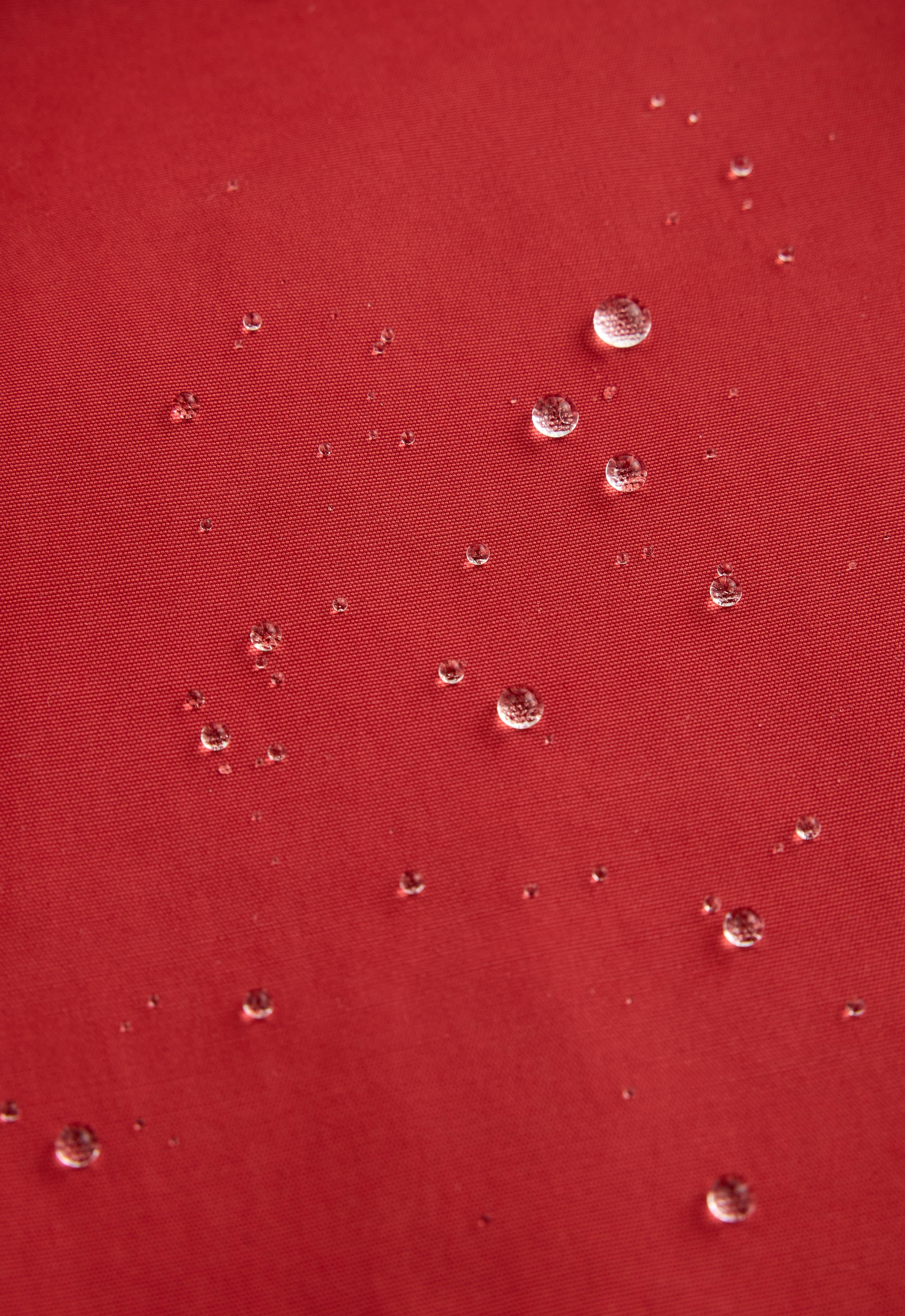 A-line 10k waterproof cotton jacket — GERANIUM RED