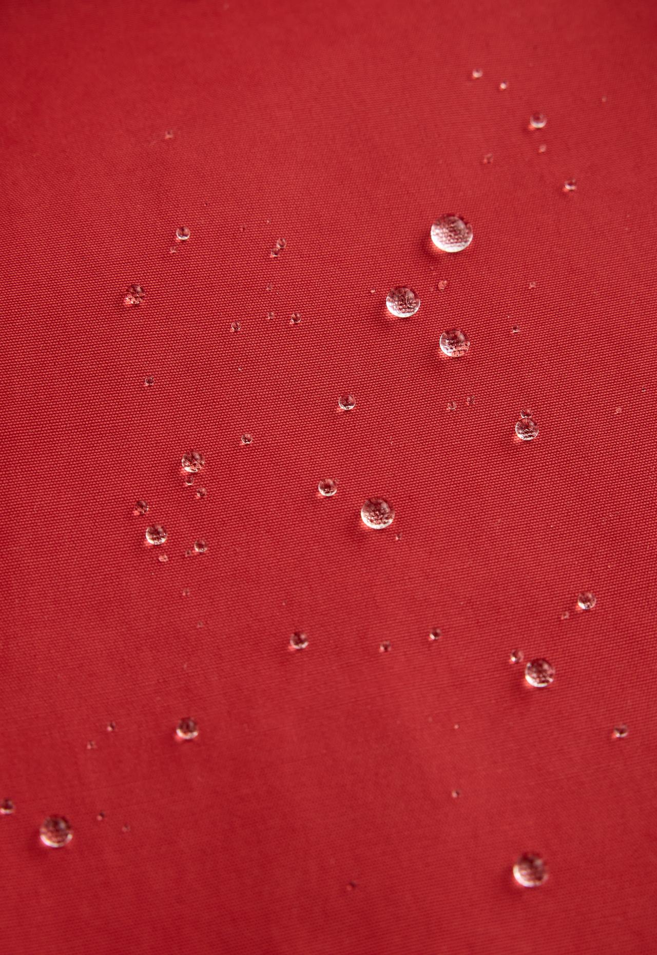 A-line 10k waterproof cotton jacket — GERANIUM RED
