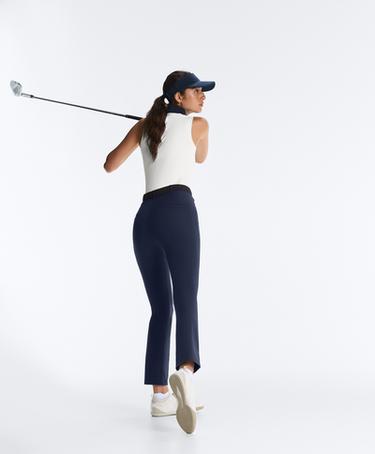 Technical skinny crease trousers — NAVY BLUE 7