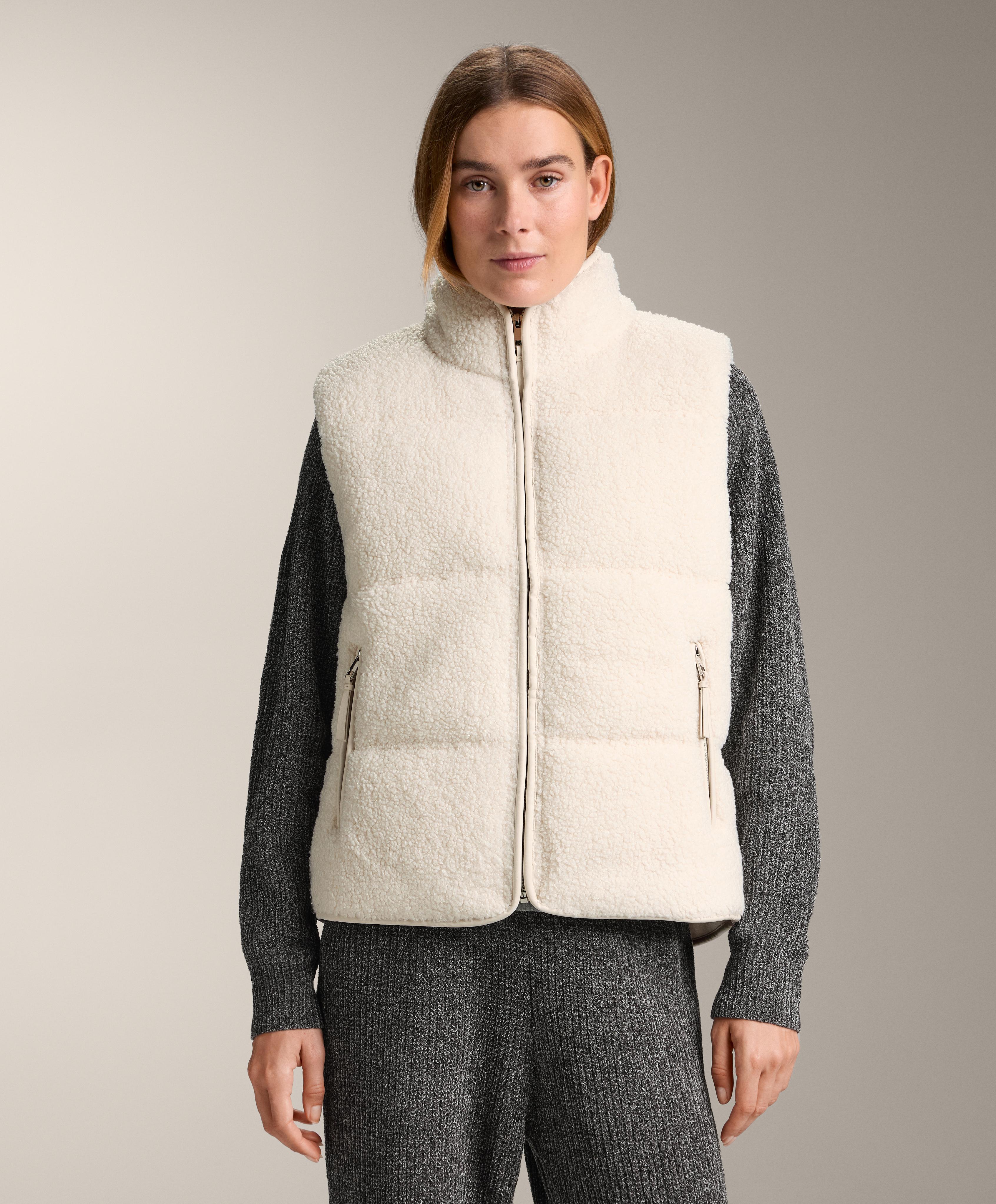 Gilet effet mouton matelassé Gilet effet mouton matelassé