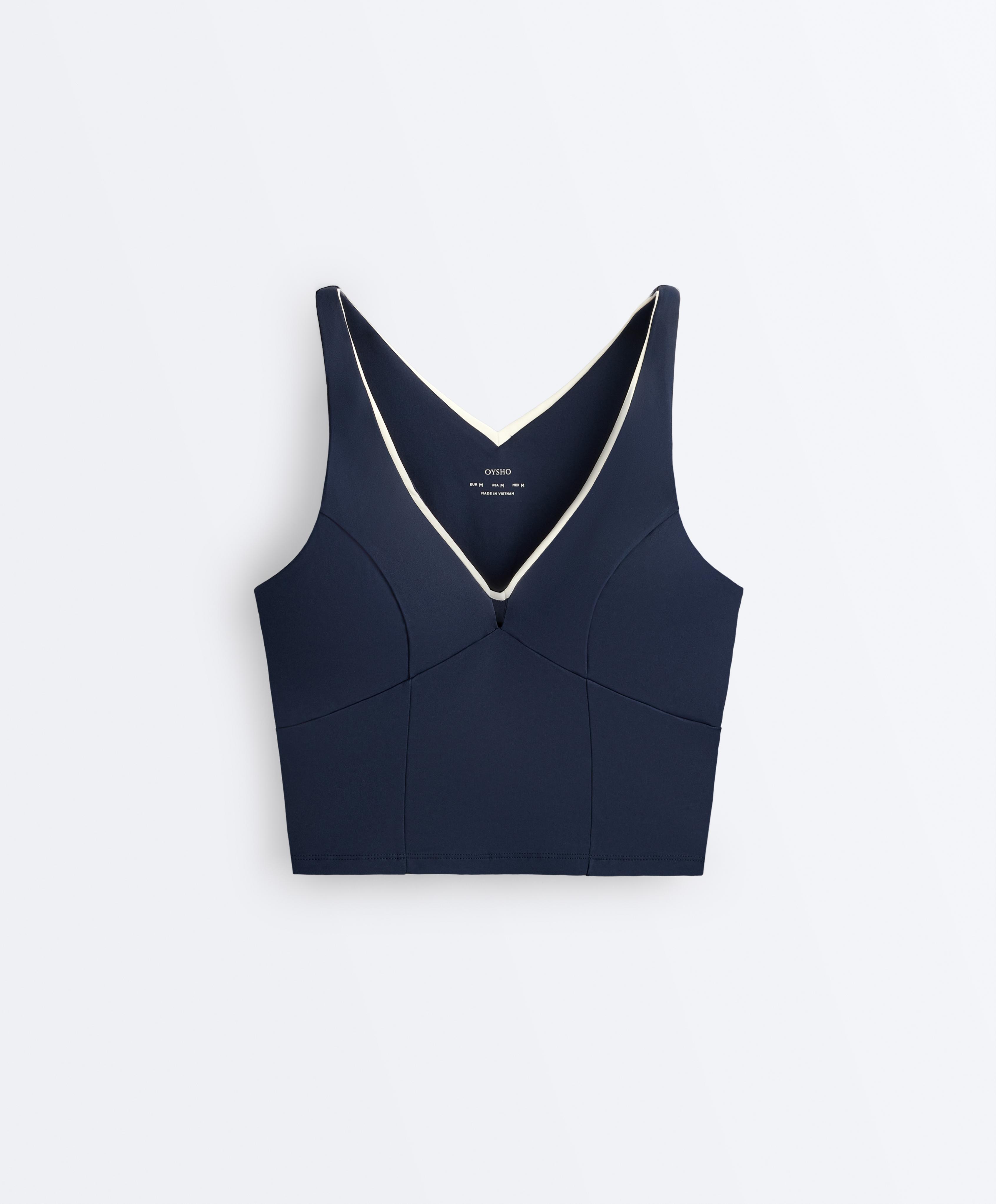 Tank top Comfortlux με τιράντες και V λαιμόκοψη
