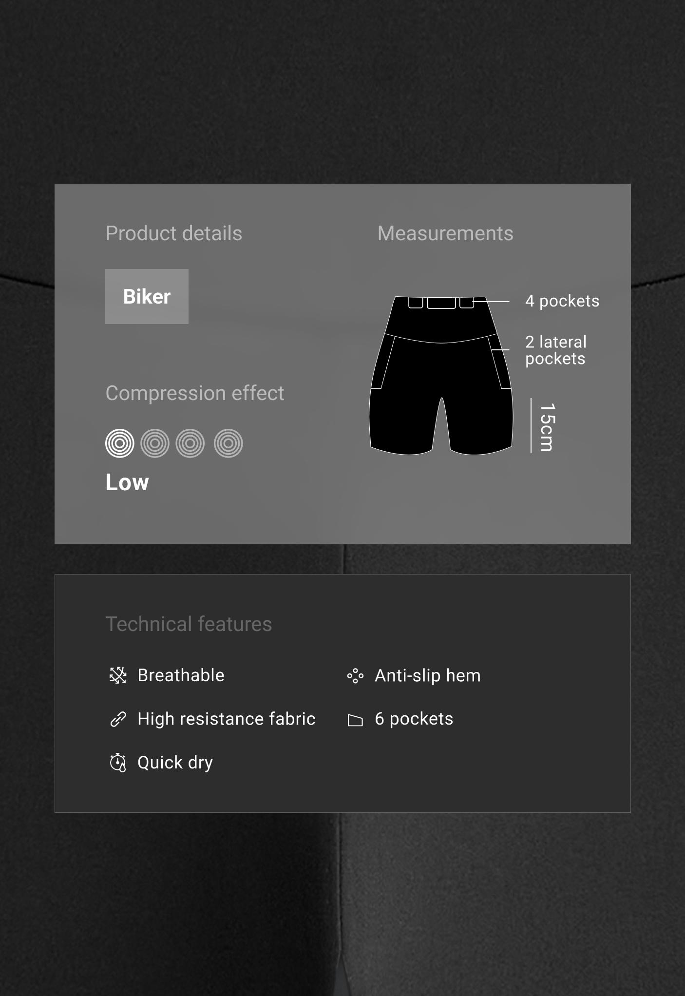High-rise 15cm running cycle leggings