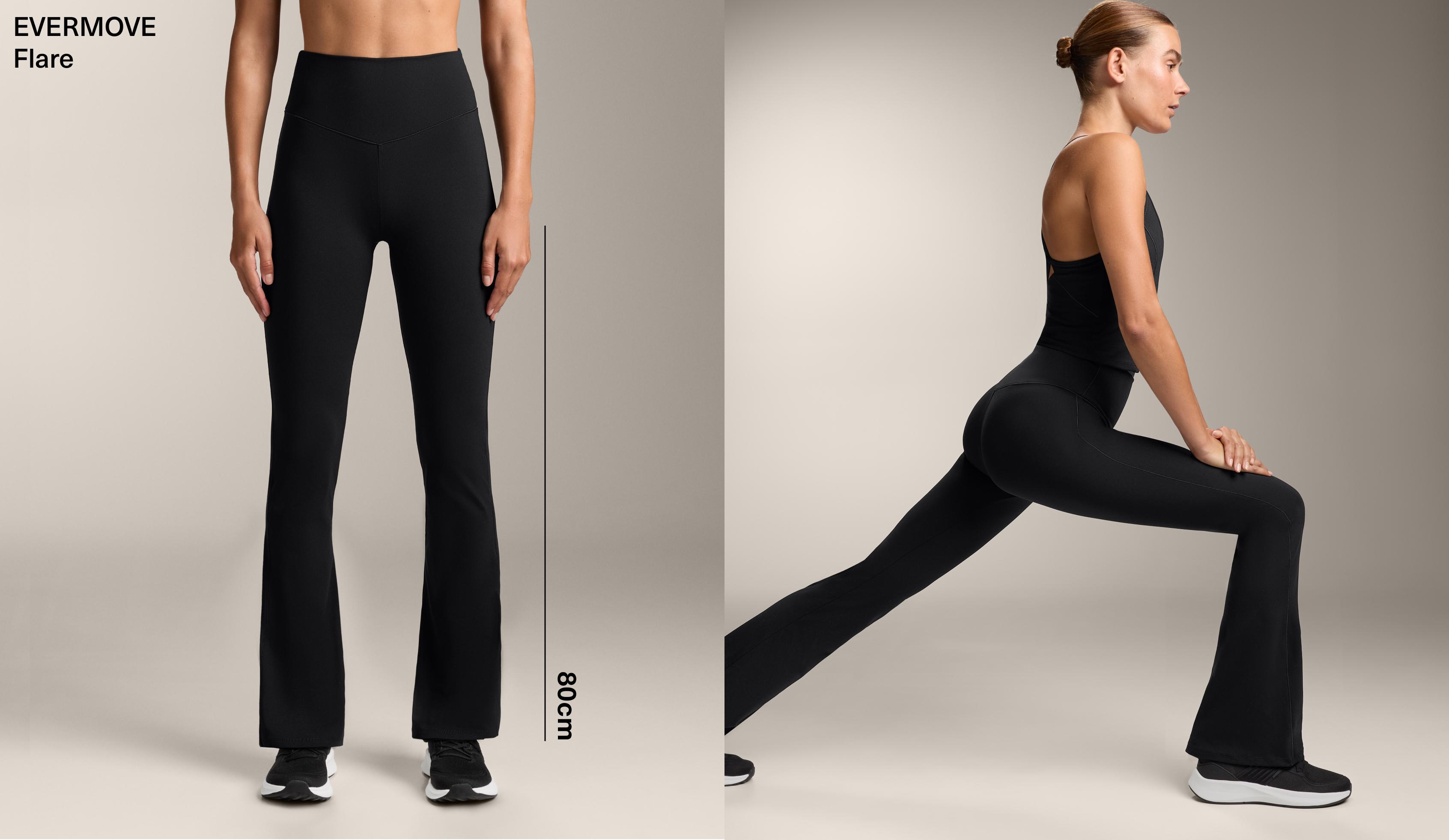 Evermove high rise flare trousers