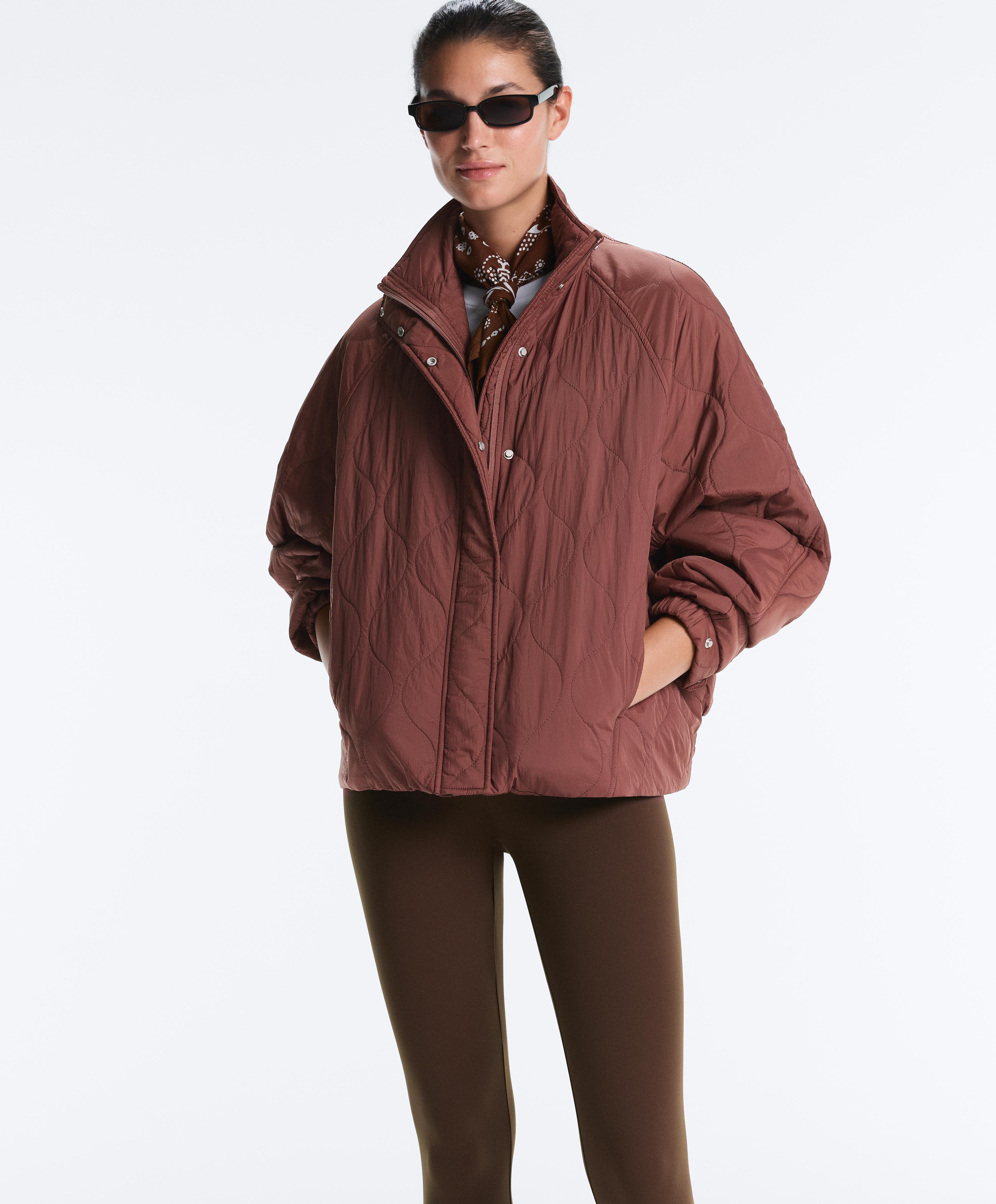 Water-repellent FELLEX® AEROGEL padded jacket — MAHOGANY