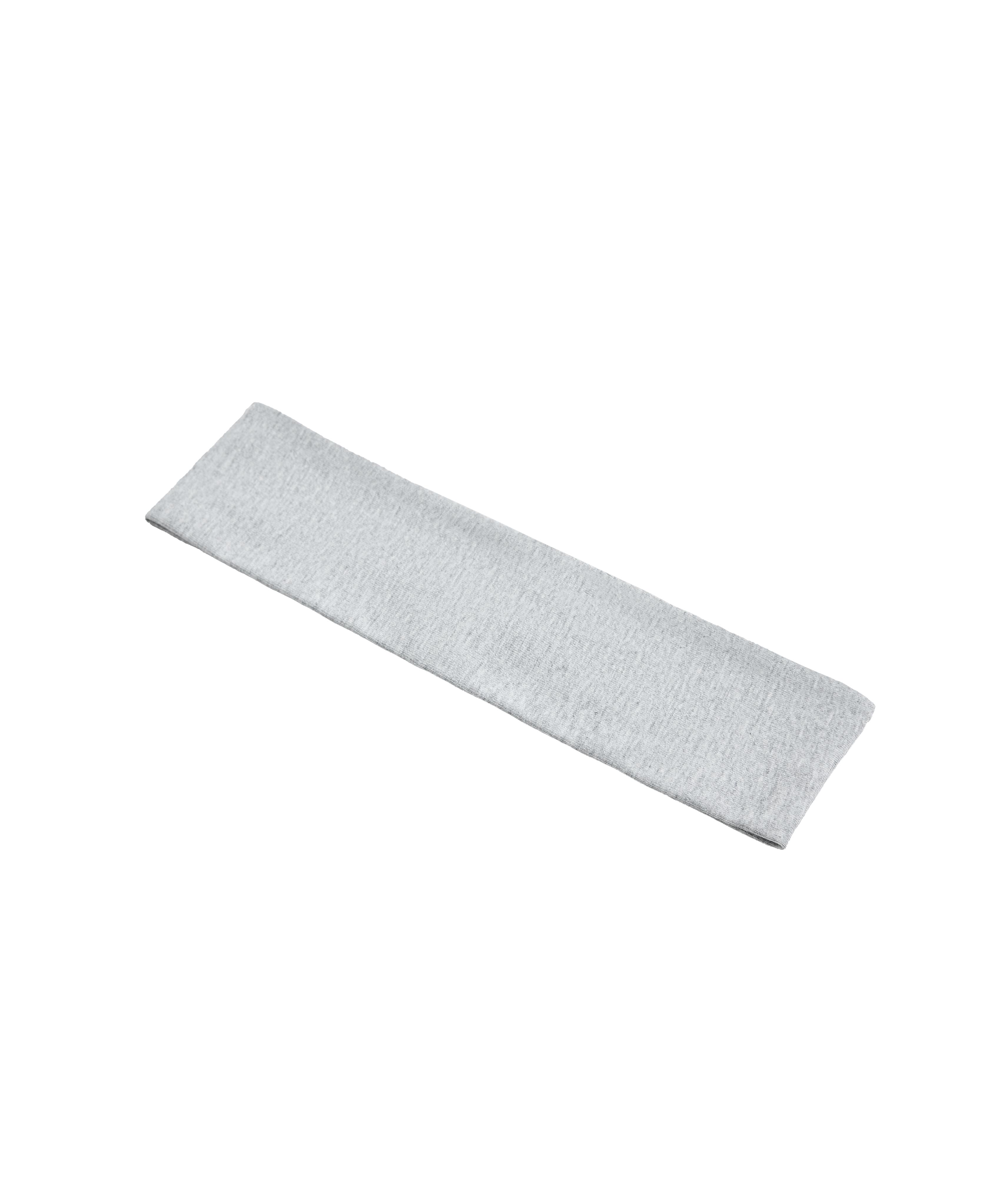 Cotton blend melange headband — PALE GREY MELANGE