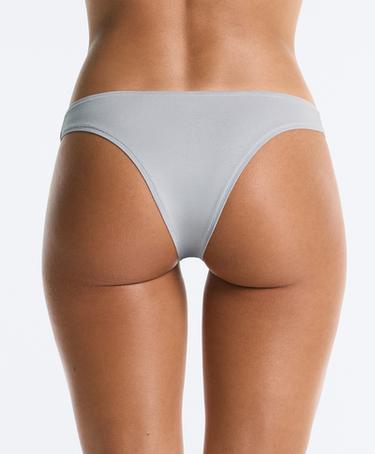 5 cotton blend Brazilian briefs — VANILLA 3