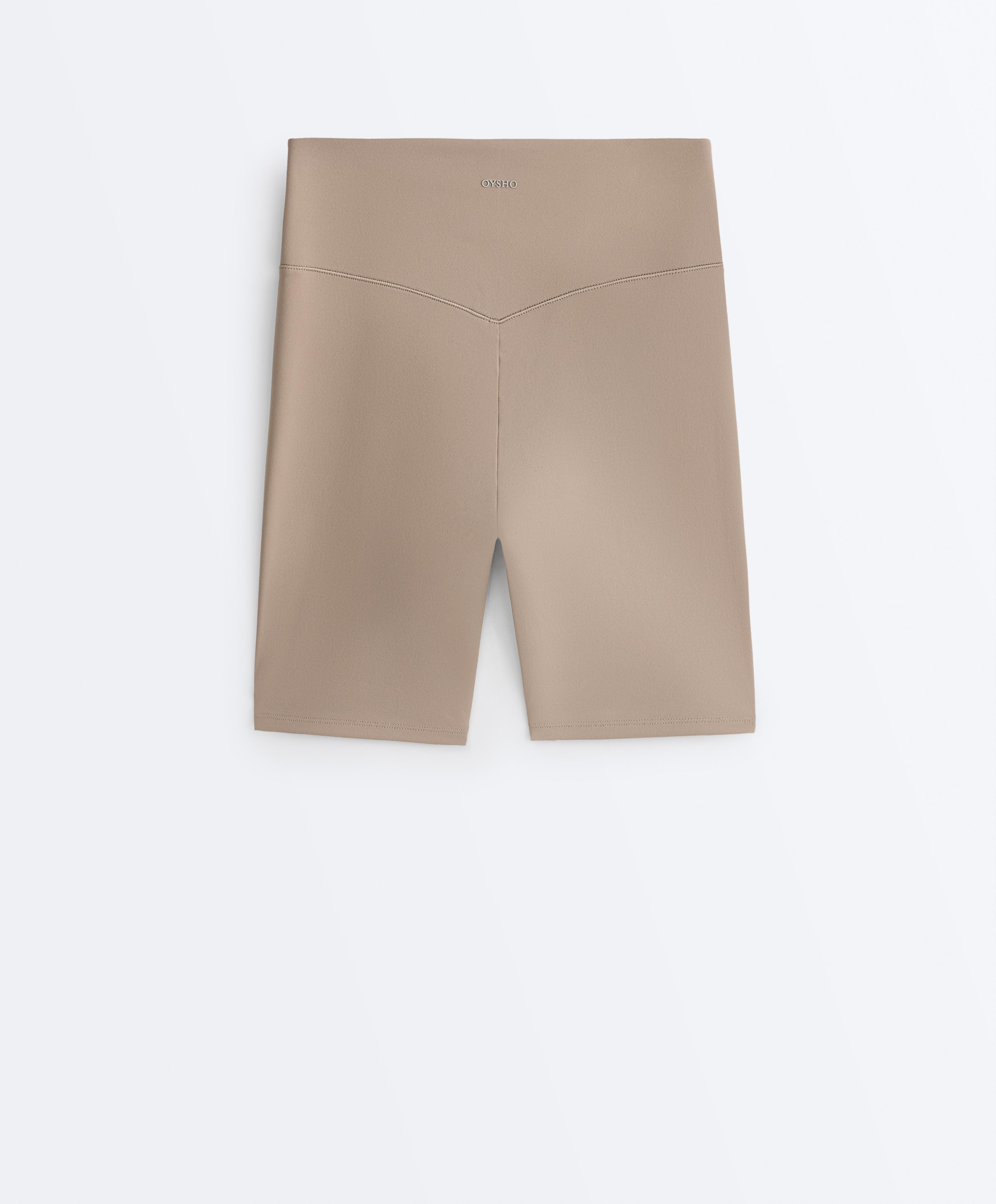 Evermove high-rise 20cm cycle leggings — PINK-BEIGE