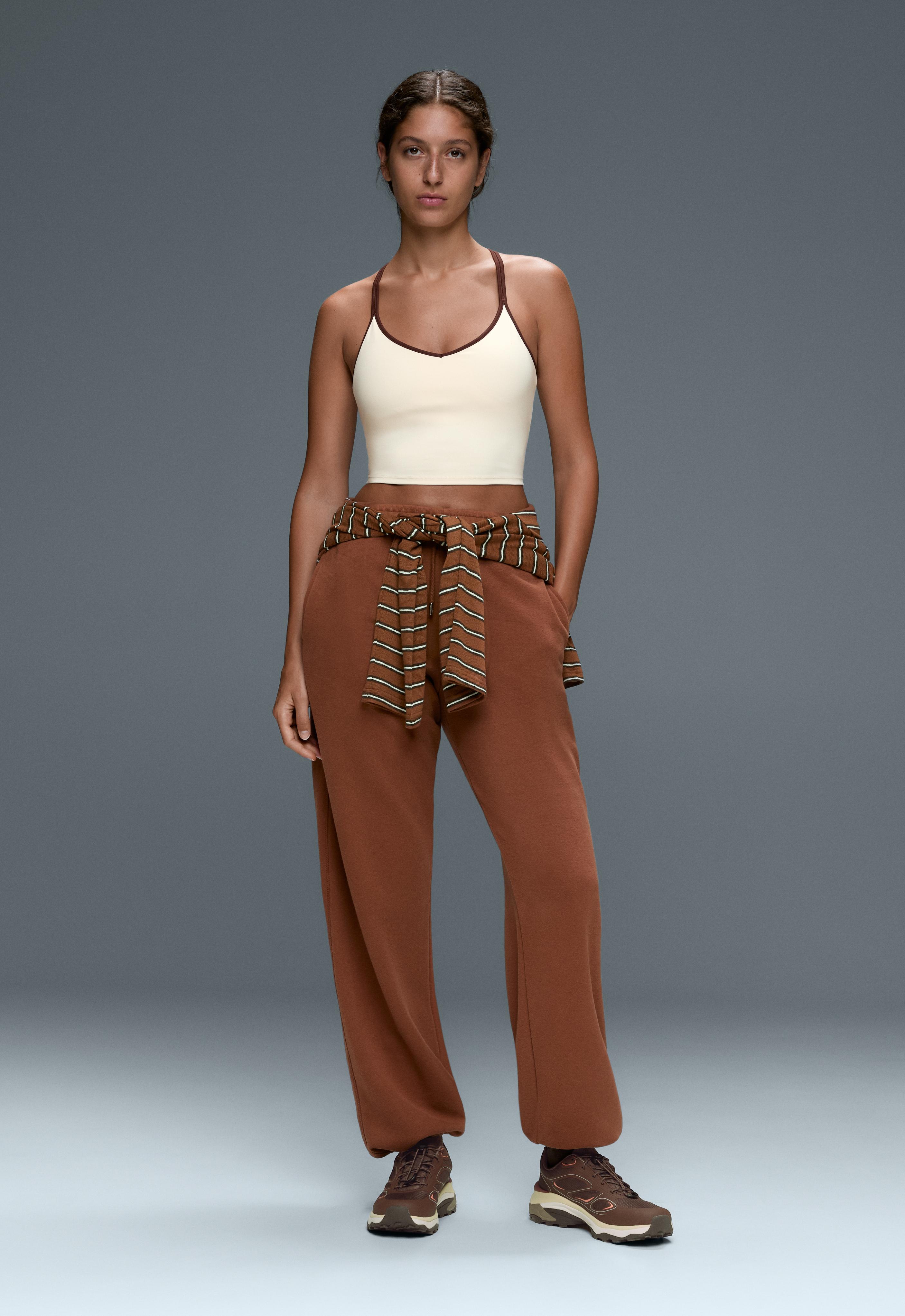Comfortlux contrast strap tank top