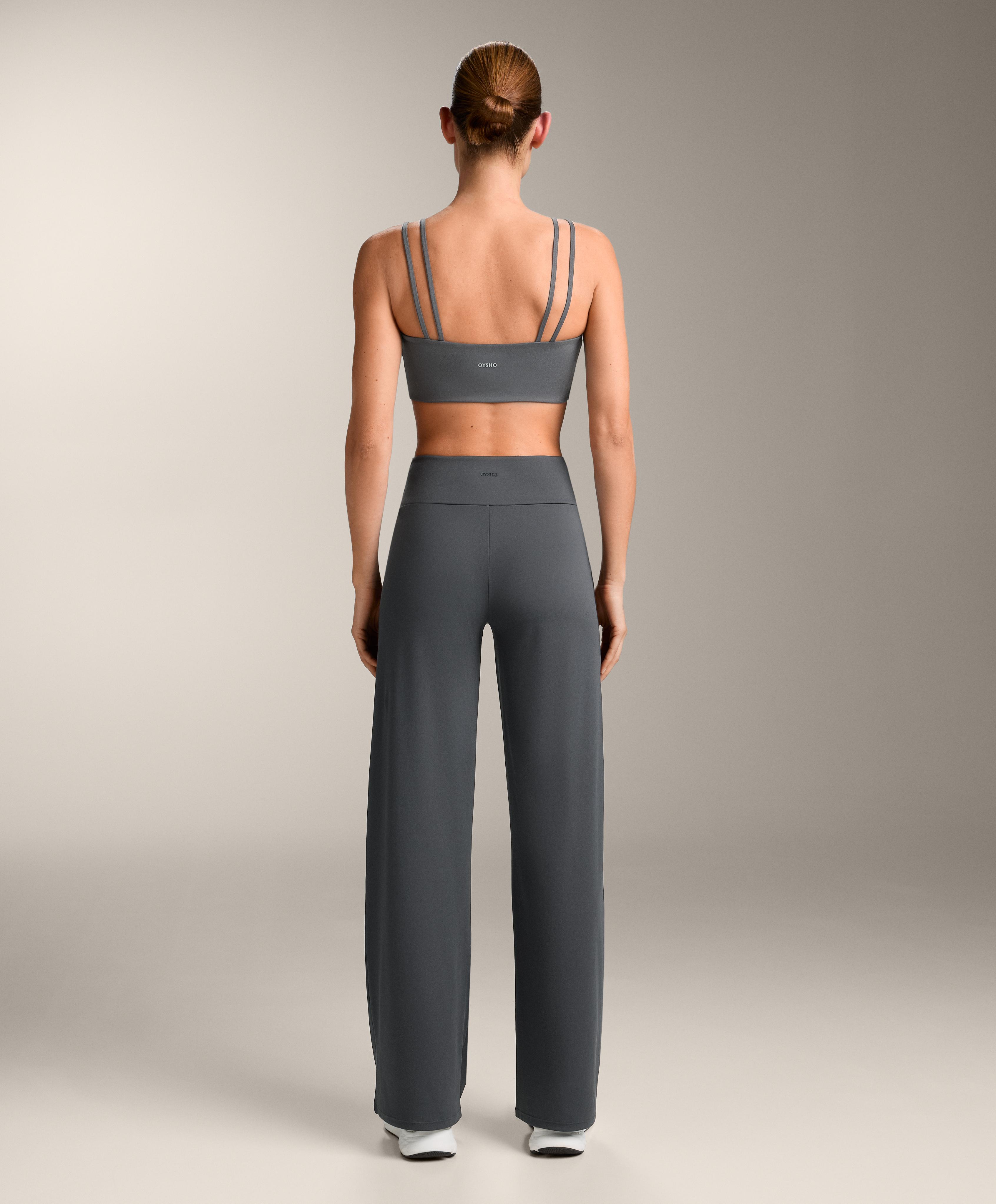 Total look Comfortlux pantalón recto azul