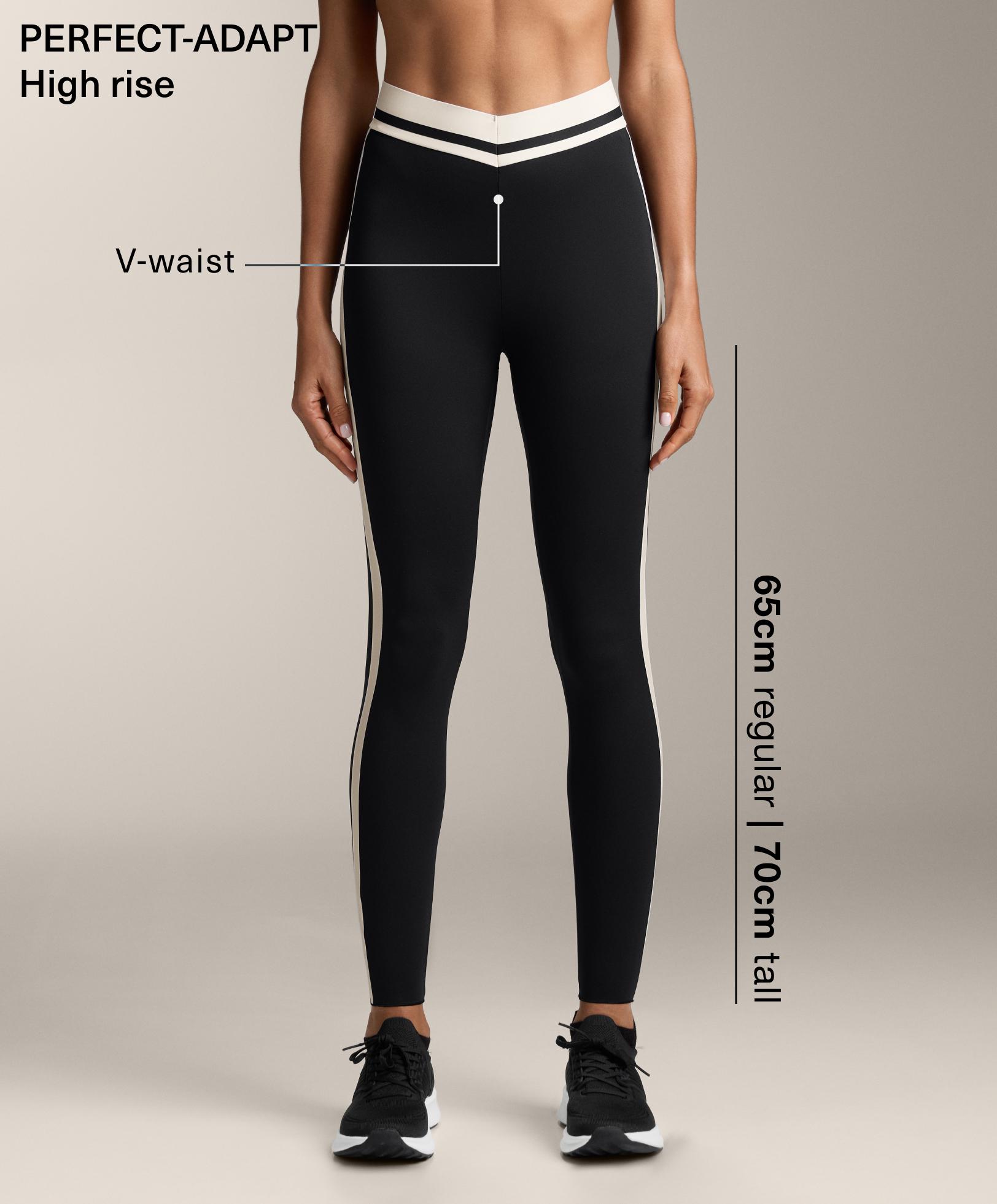 لغينغ للكاحل بخصر عالٍ وتكيف مثالي بخط جانبي لغينغ للكاحل بخصر عالٍ وتكيف مثالي بخط جانبي