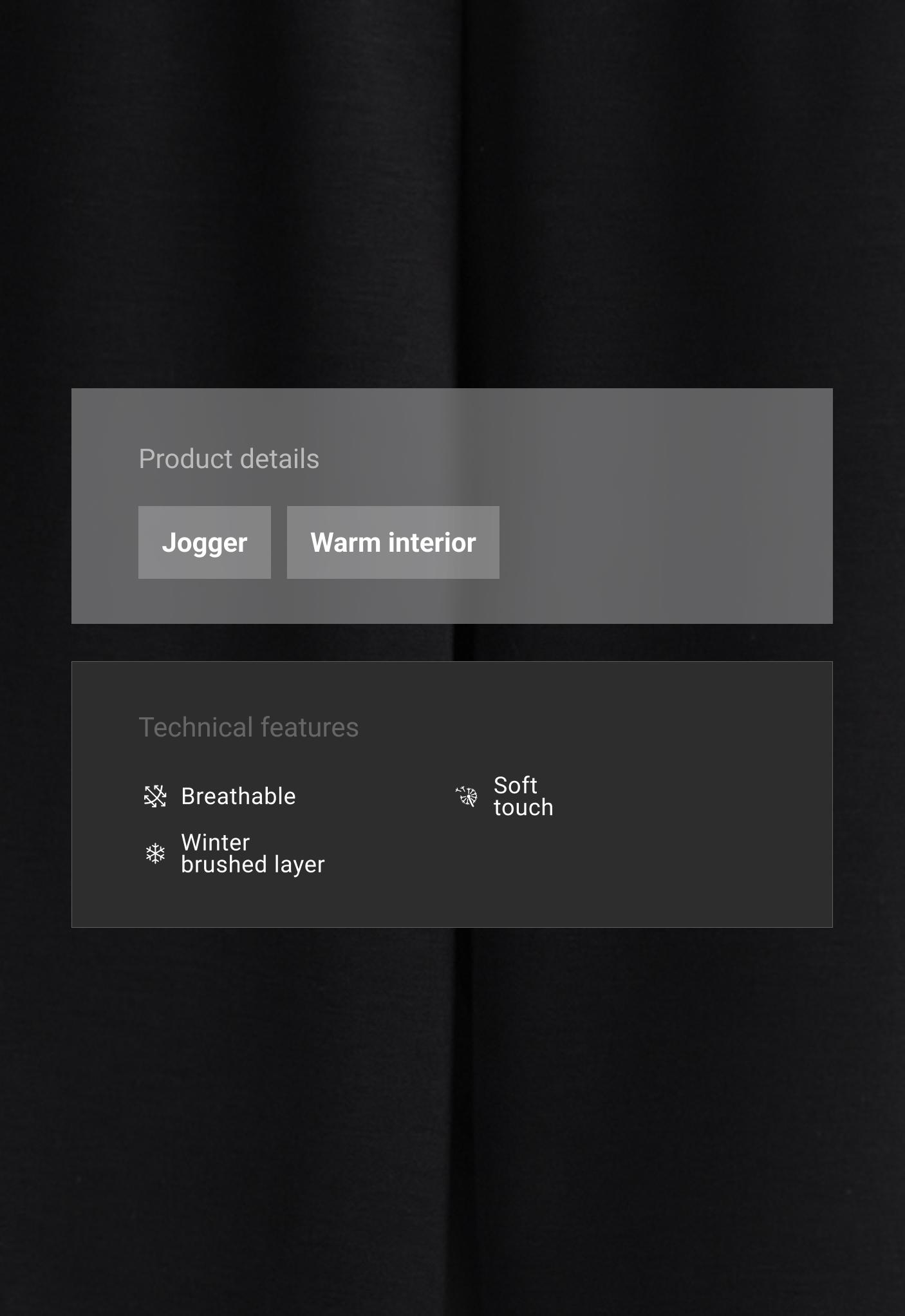 Brushed modal joggers Brushed modal joggers