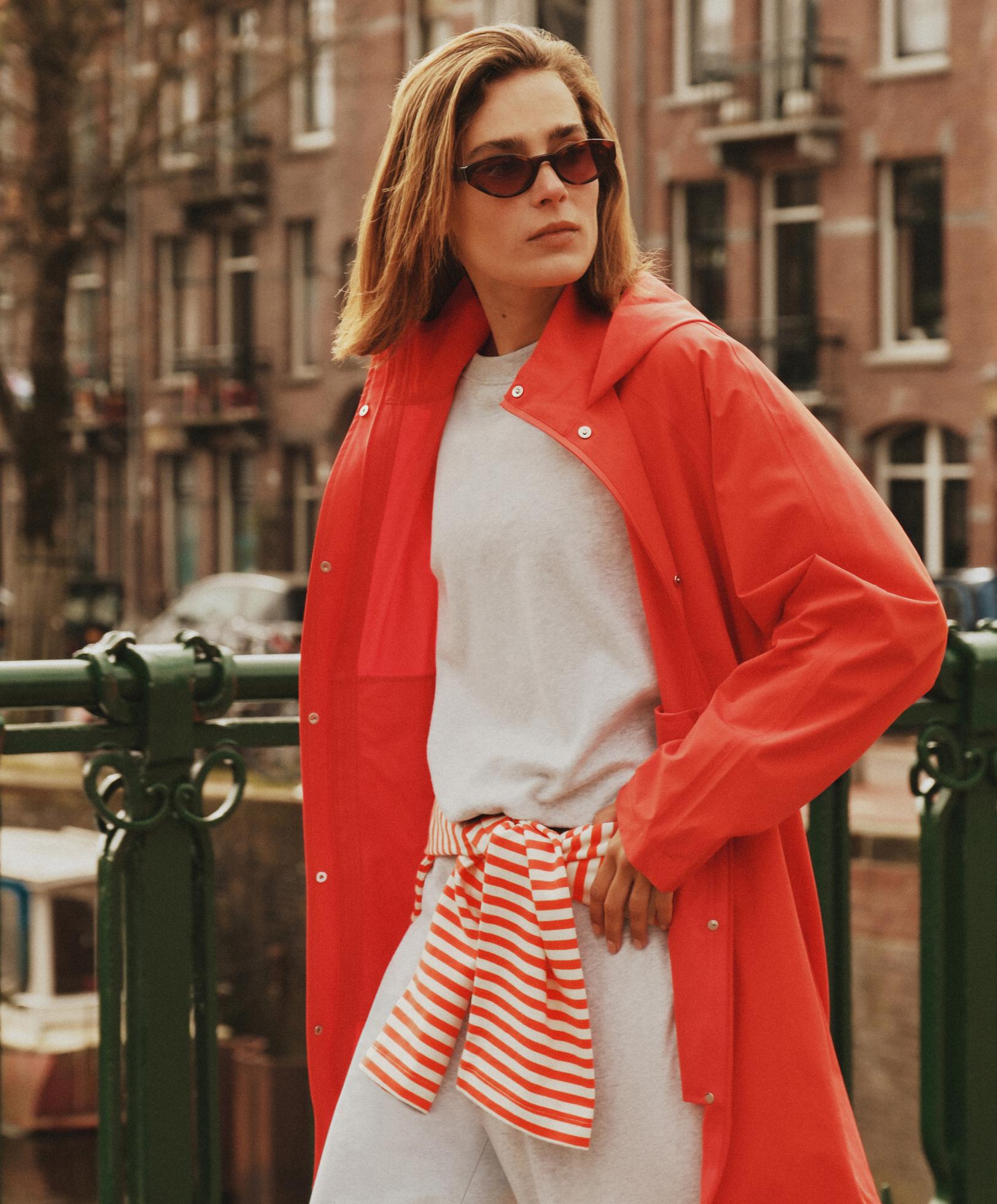 Extra lightweight 10k waterproof jacket — BRIGHT ORANGE