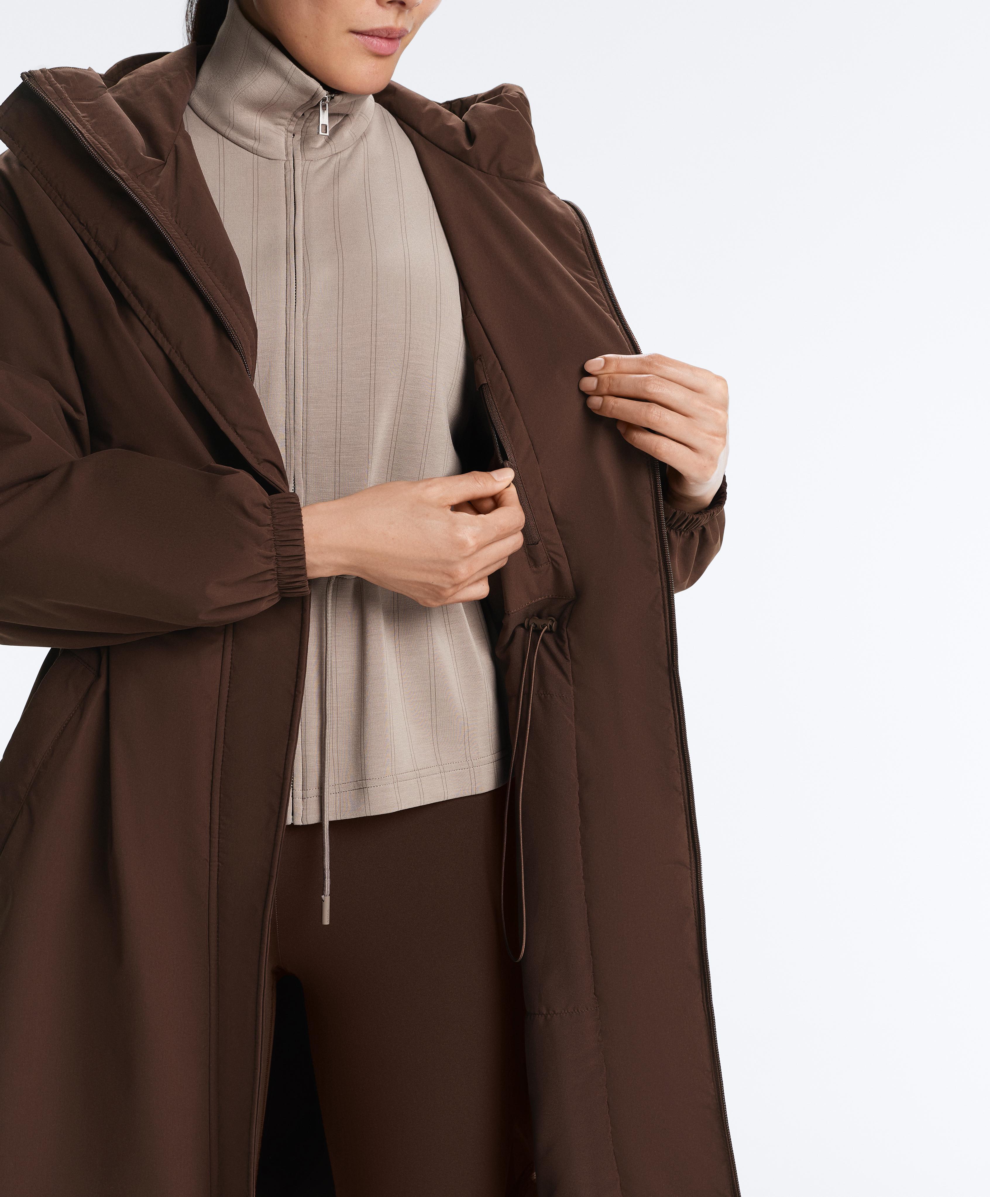 FELLEX® with AEROGEL 10k waterproof long padded jacket — BROWN