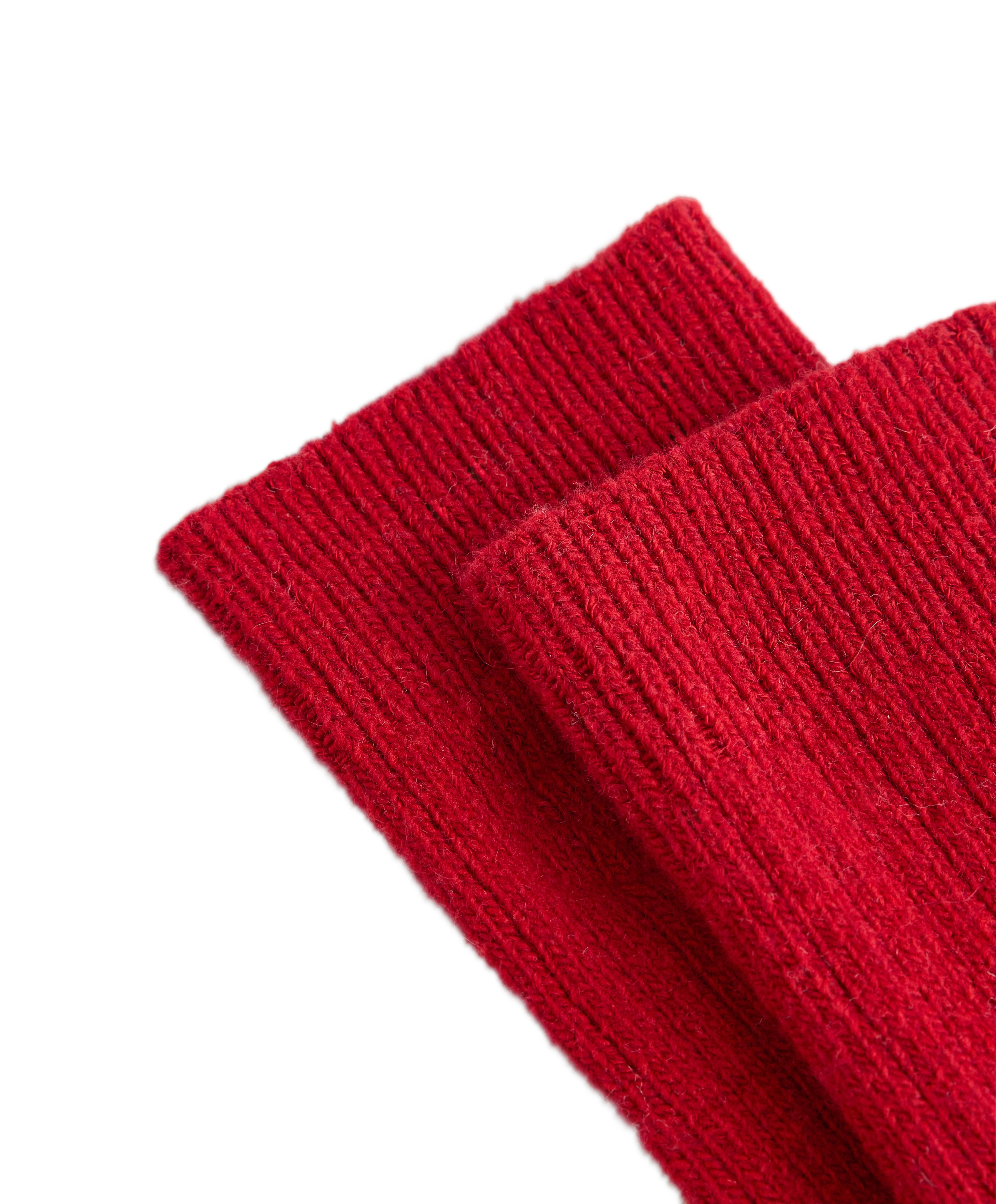 Classic socks 15% cashmere 10% wool — LOLLIPOP RED