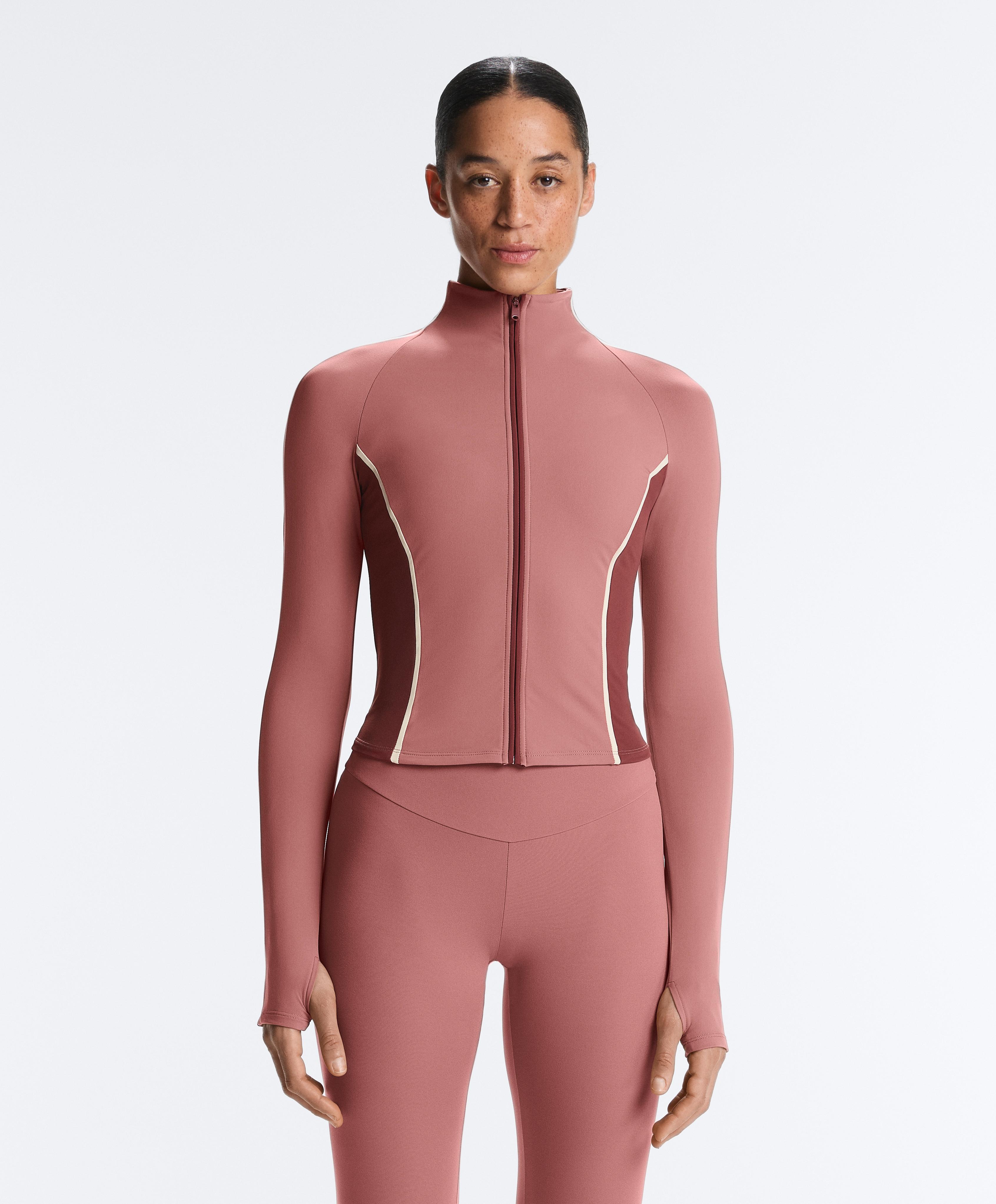 Light warm technical jacket — PALE PINK