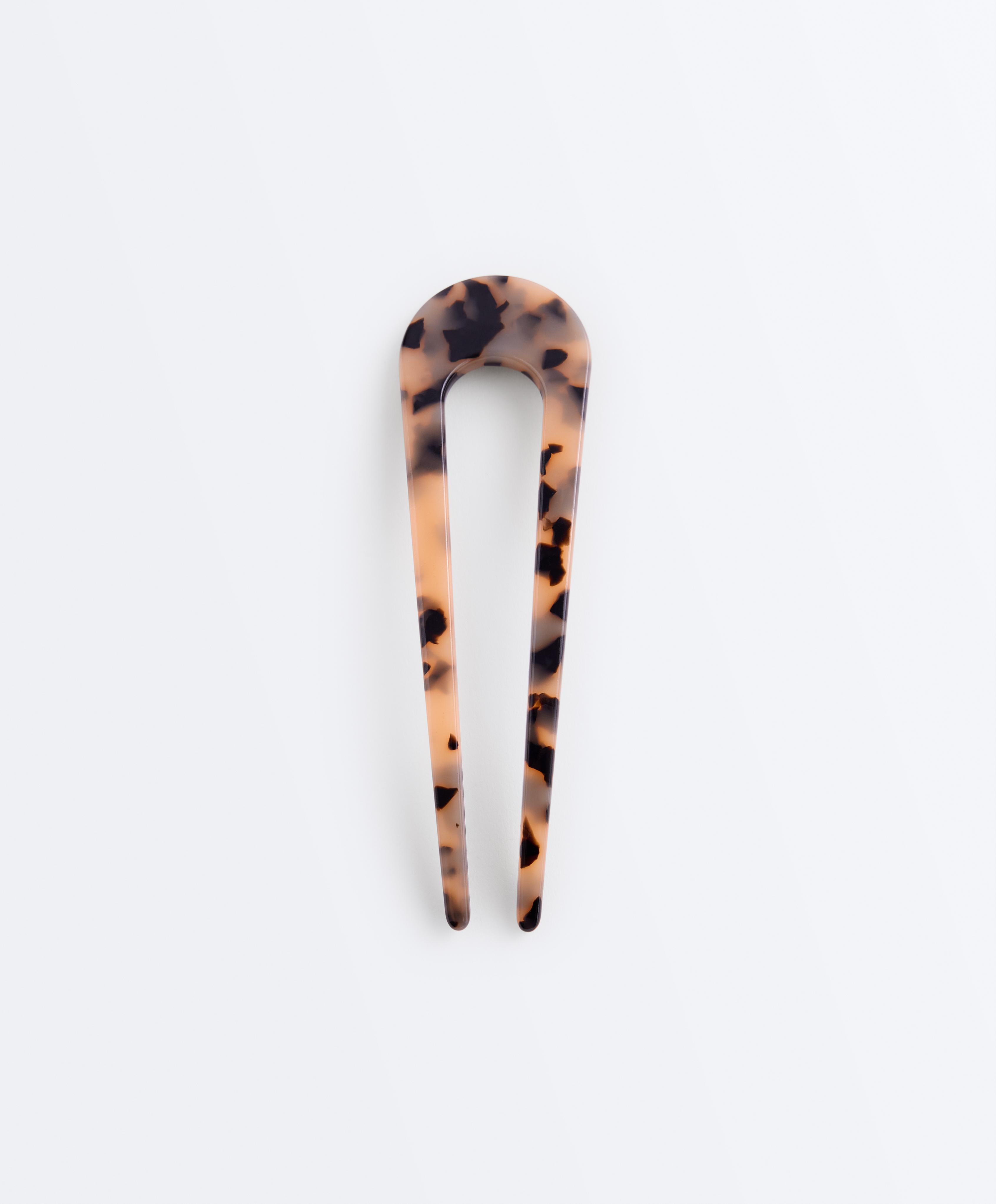 12cm hair slide — BLACK