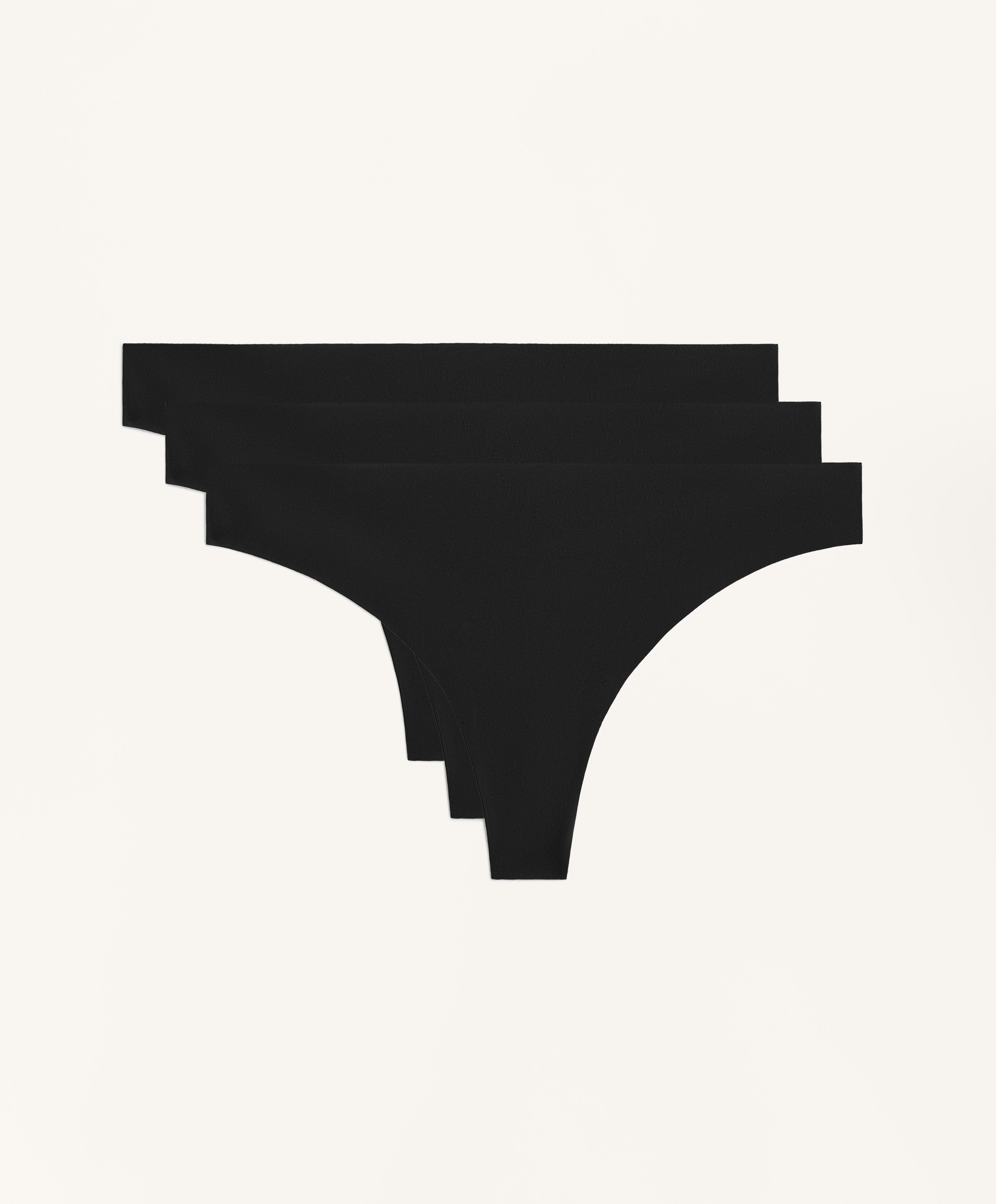 3 polyamide blend invisible thongs