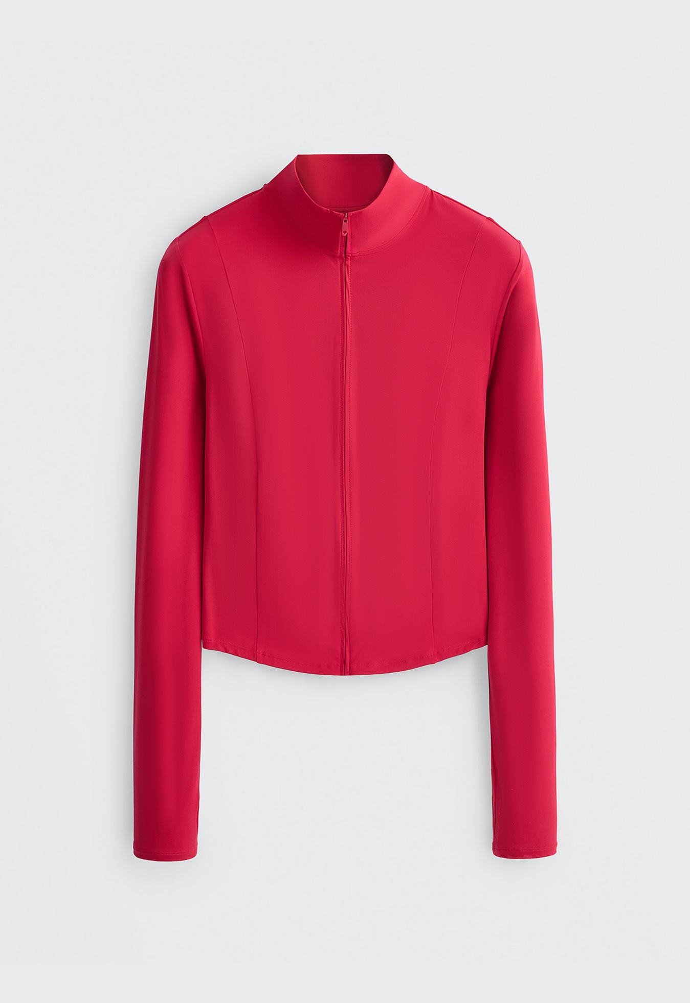 Short Light Touch technical jacket — RED