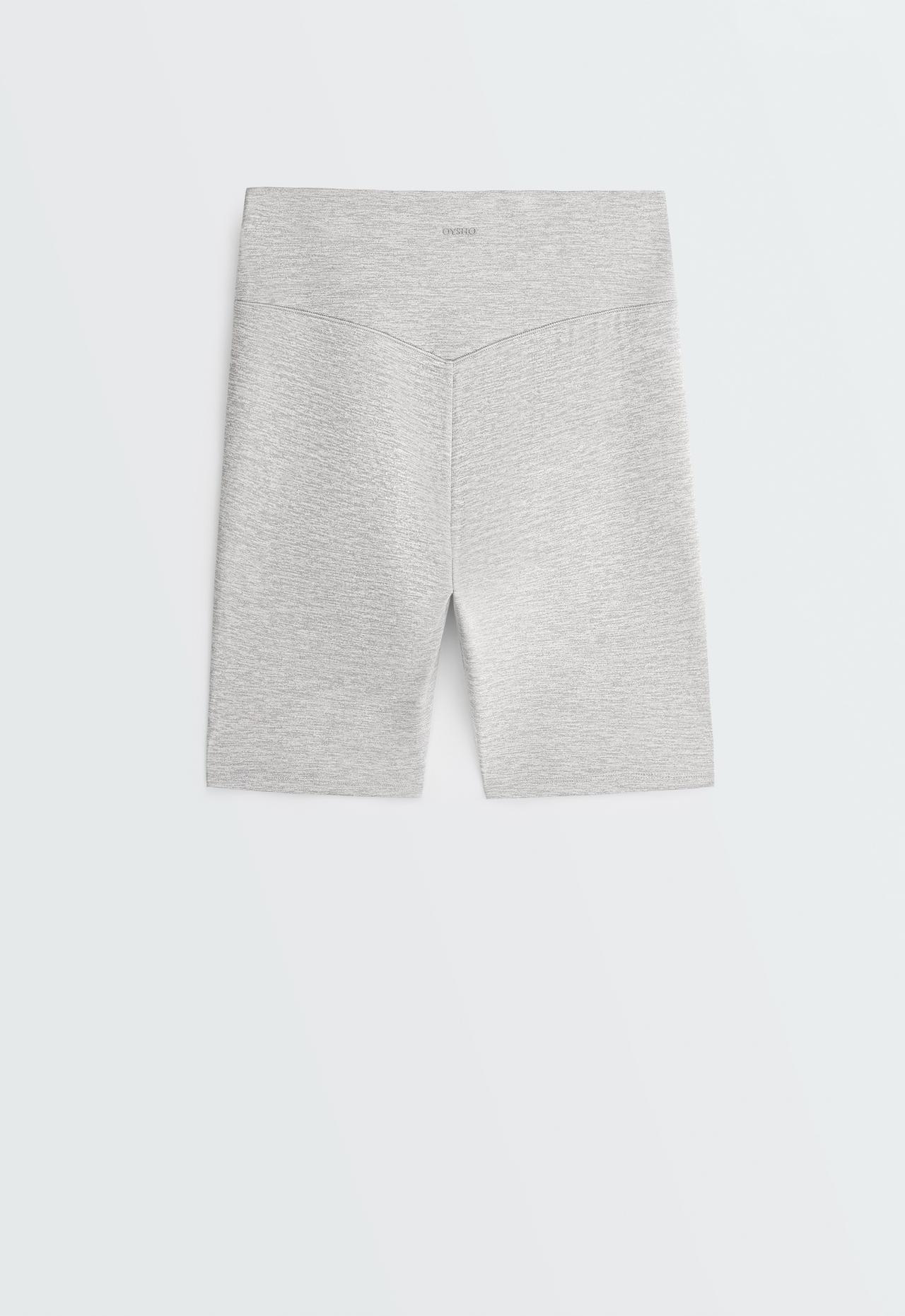 leggings biker high rise evermove 20 cm — MID-GREY MELANGE