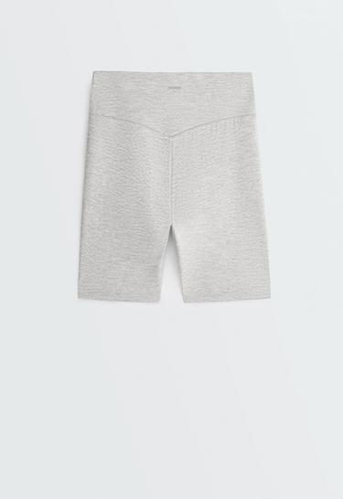 leggings biker high rise evermove 20 cm — MID-GREY MELANGE 9