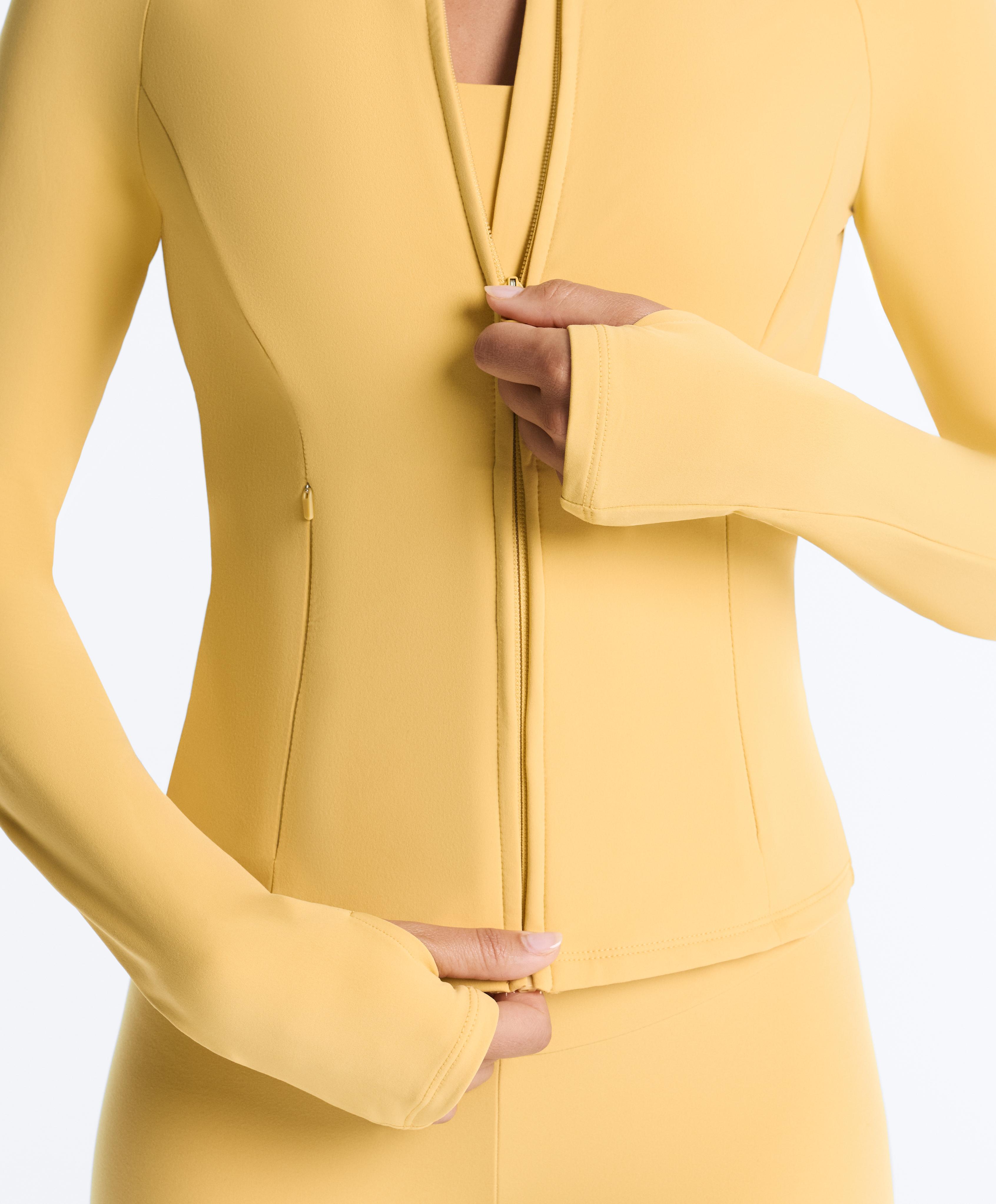 Light warm technical jacket — MID-YELLOW