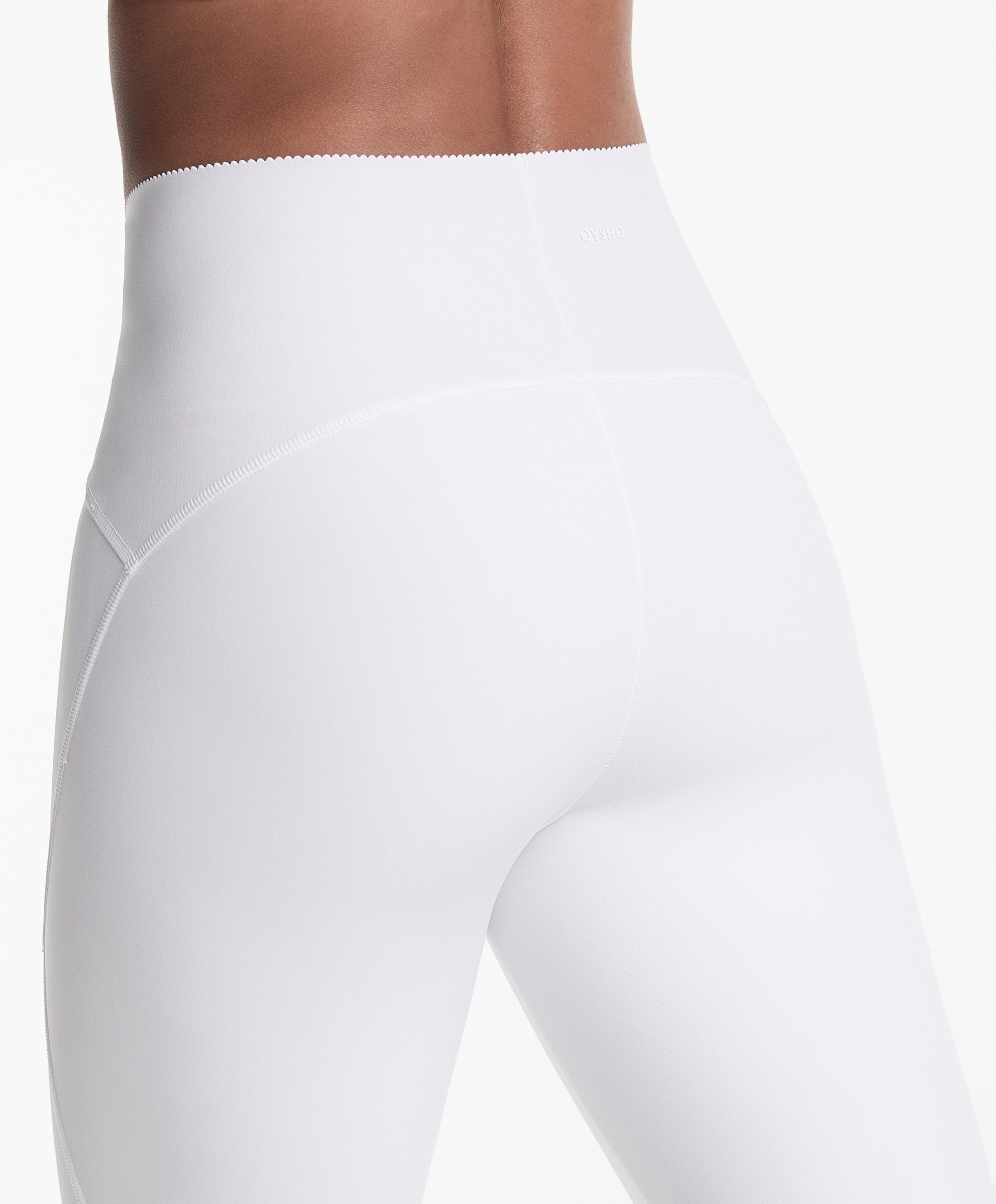 Compressive high rise ankle-length basic leggings Compressive high rise ankle-length basic leggings