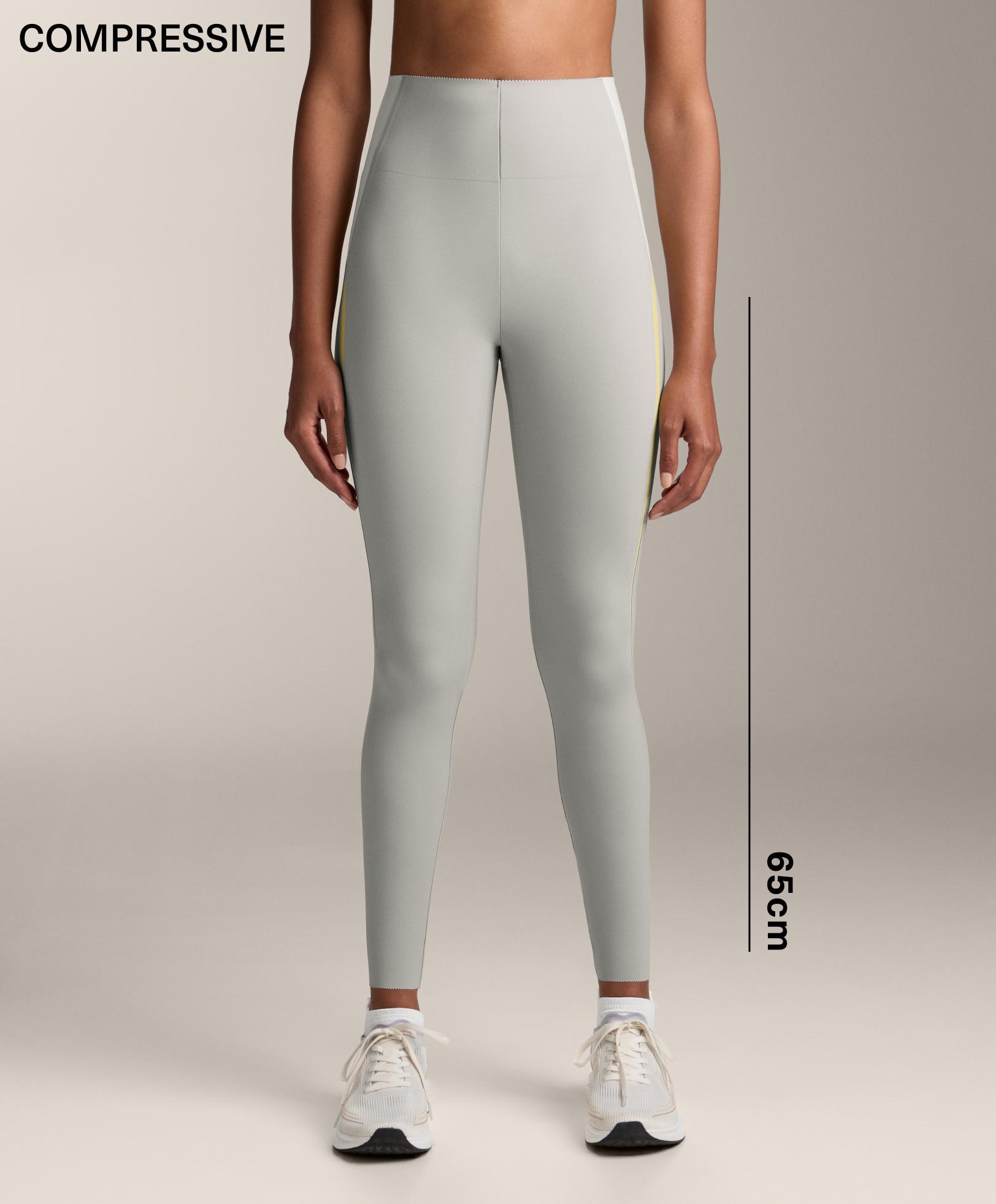 Compressive core control 65cm ankle-length leggings
