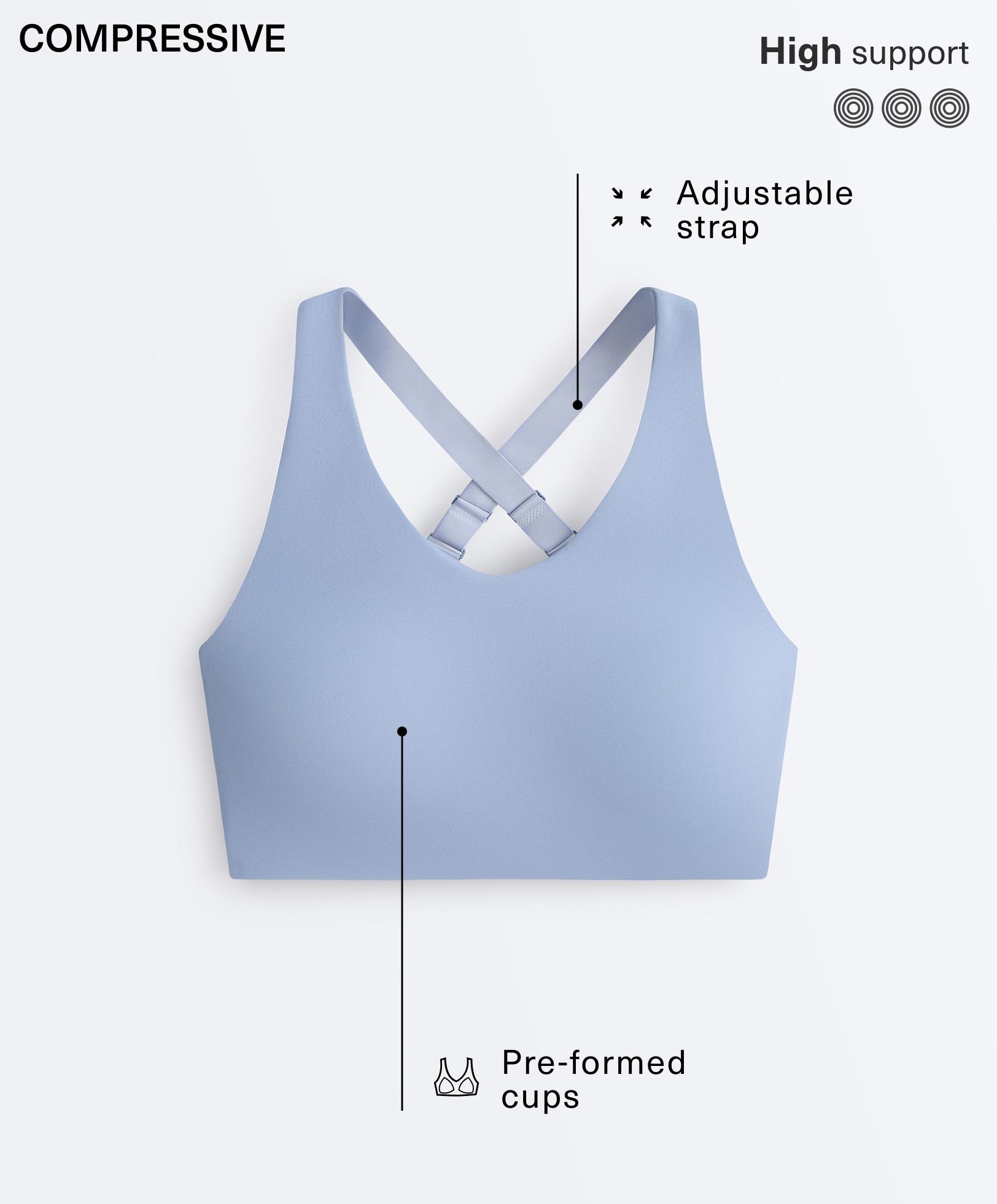 Firm support Compressive racerback sports bra Firm support Compressive racerback sports bra