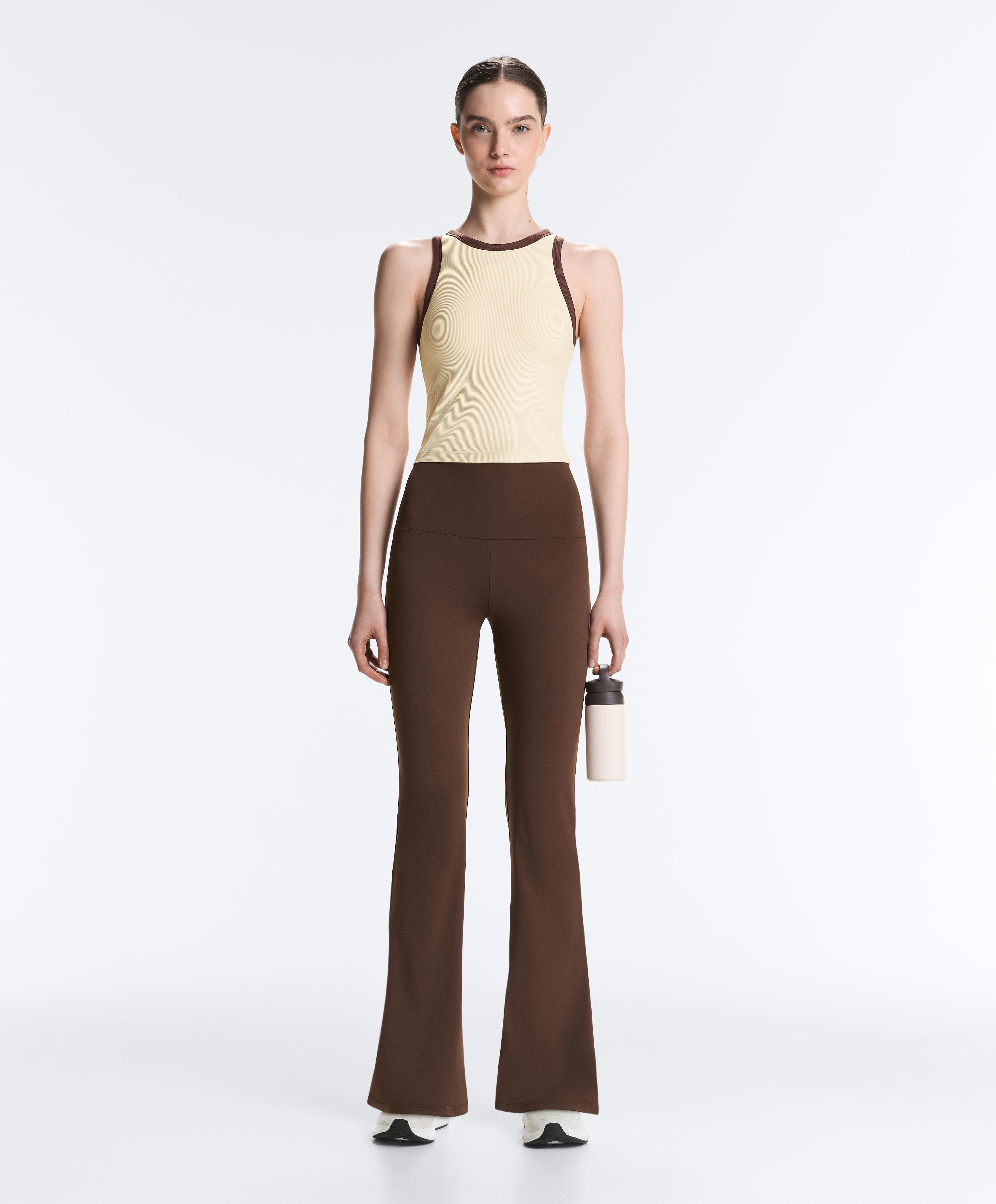 Rib modal blend long tank top