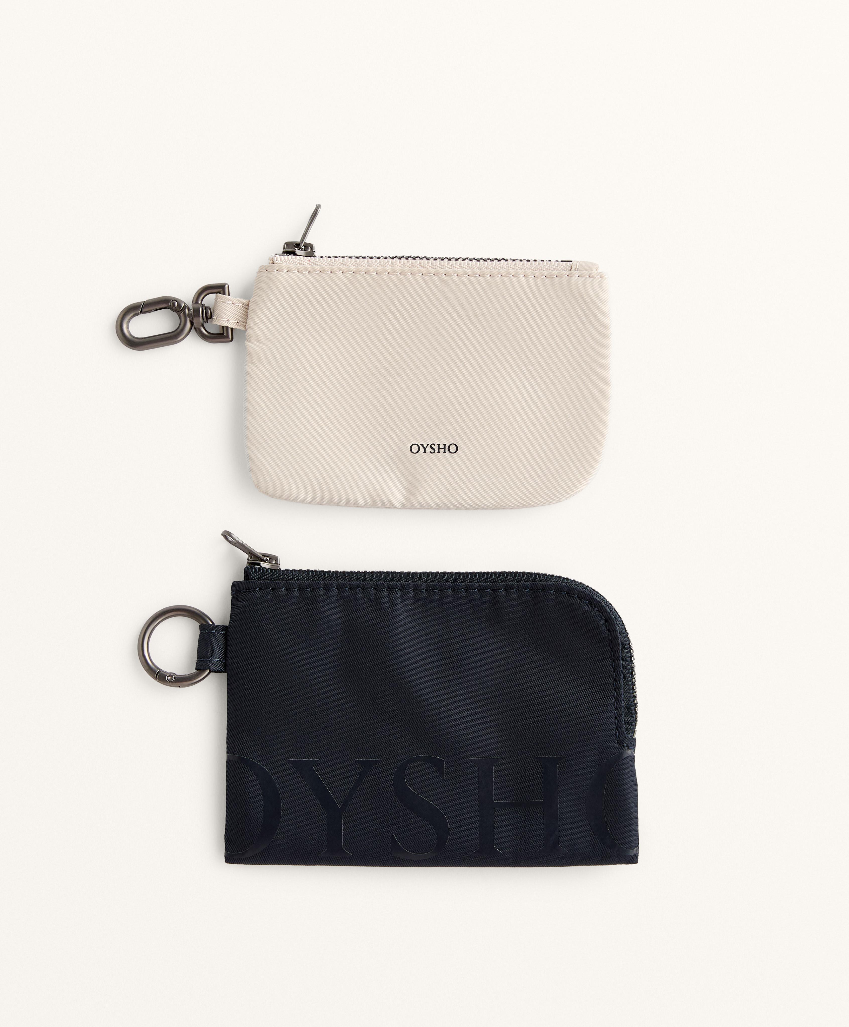 Two-piece wallet with lanyard - Sale