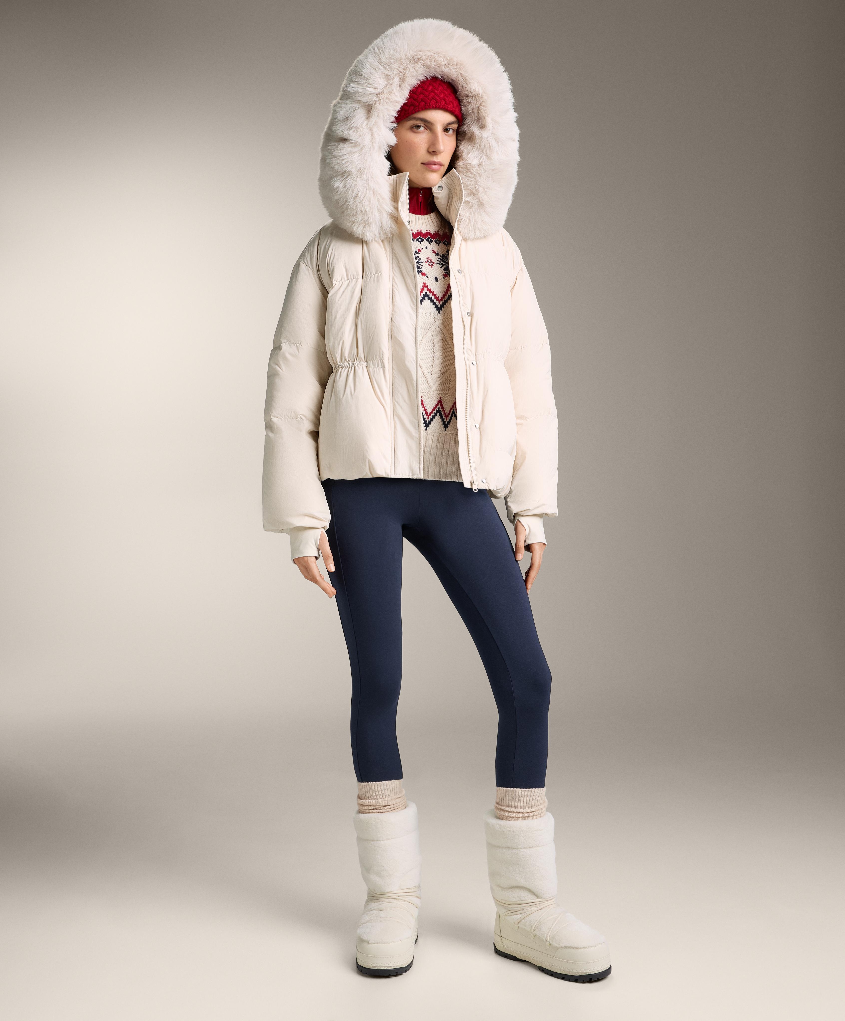 Pull en maille Jacquard flocons de neige