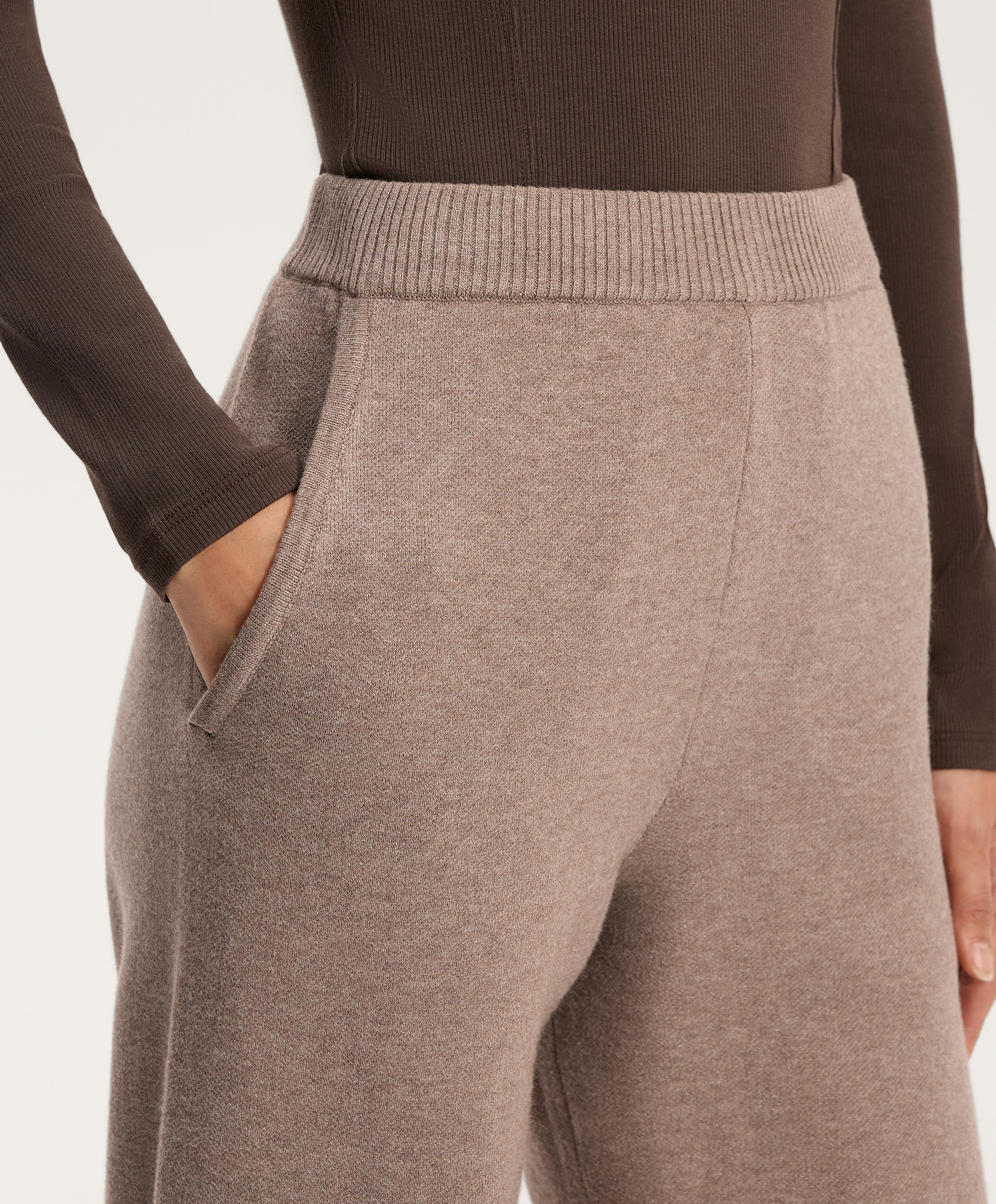 Knit jogger trousers — PINK-MINK