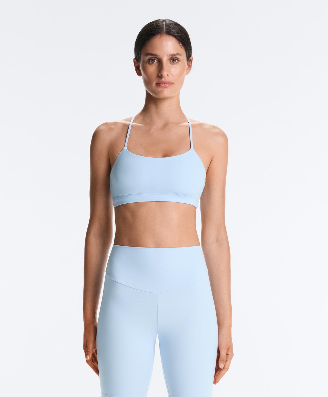Low-support strap Comfortlux sports bra — SKY BLUE