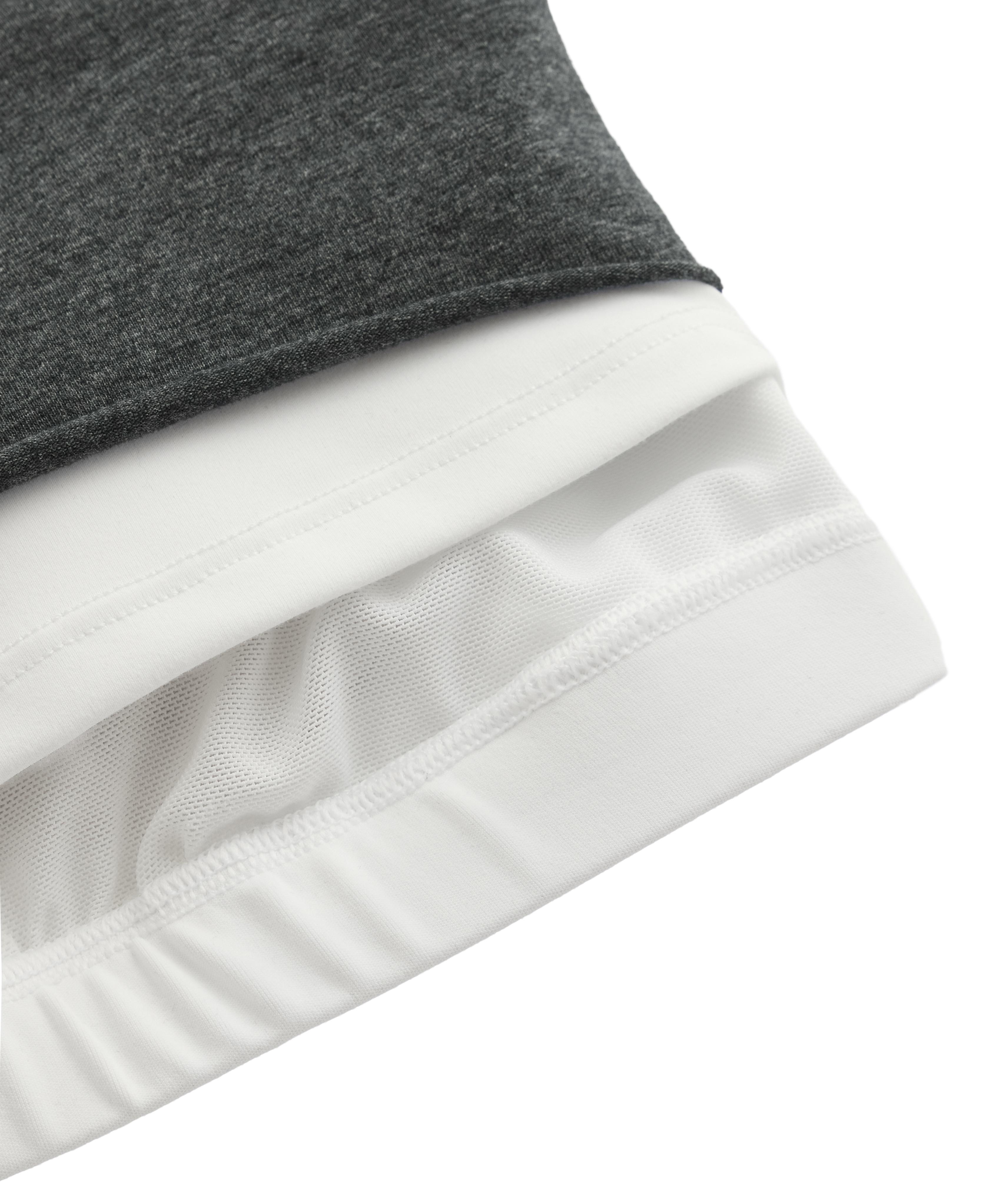 Marl overlay halterneck tank top — DARK GREY MELANGE
