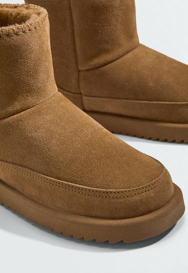 Leather ankle boots — COGNAC 7