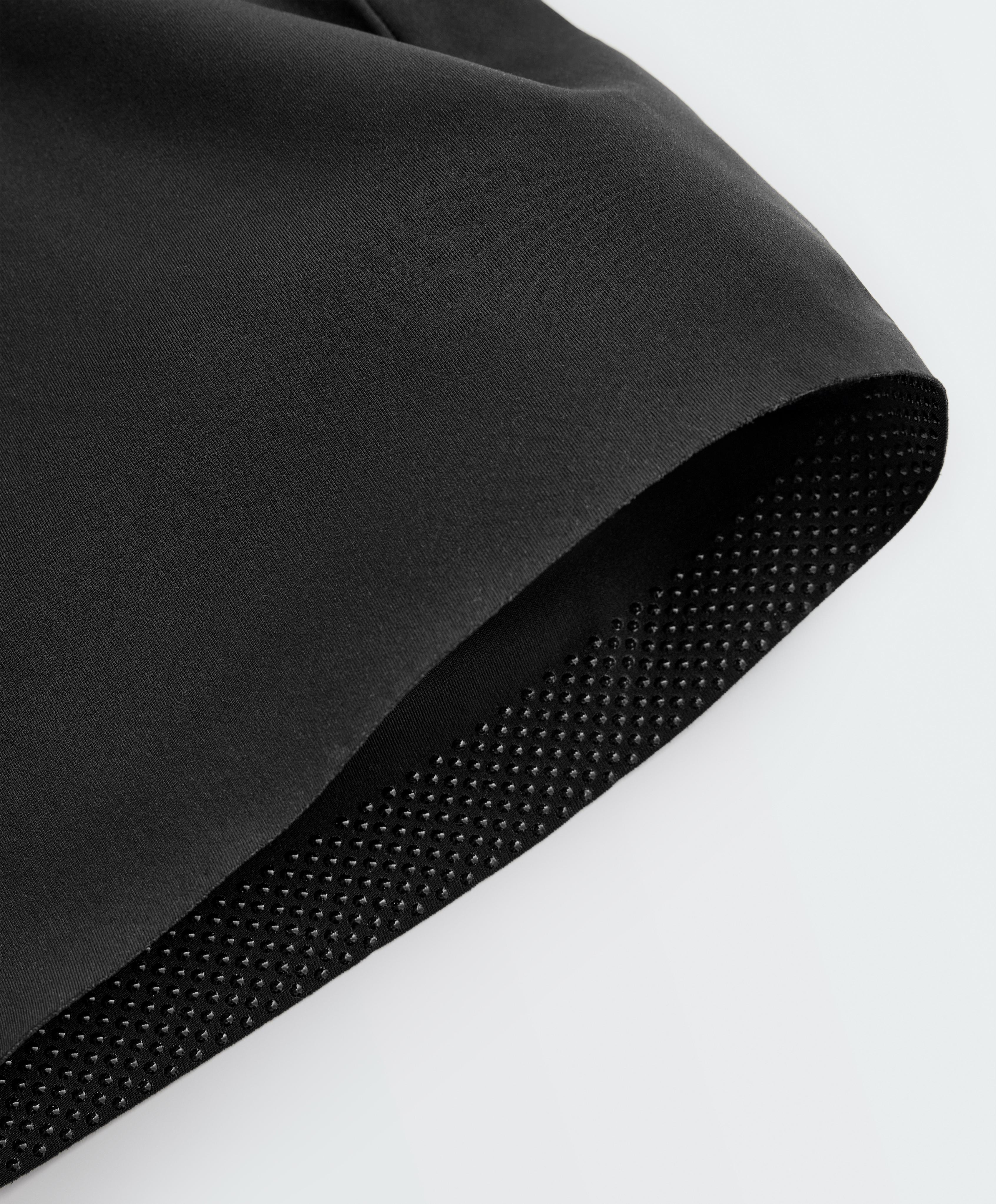 High-rise 15cm running cycle leggings — BLACK