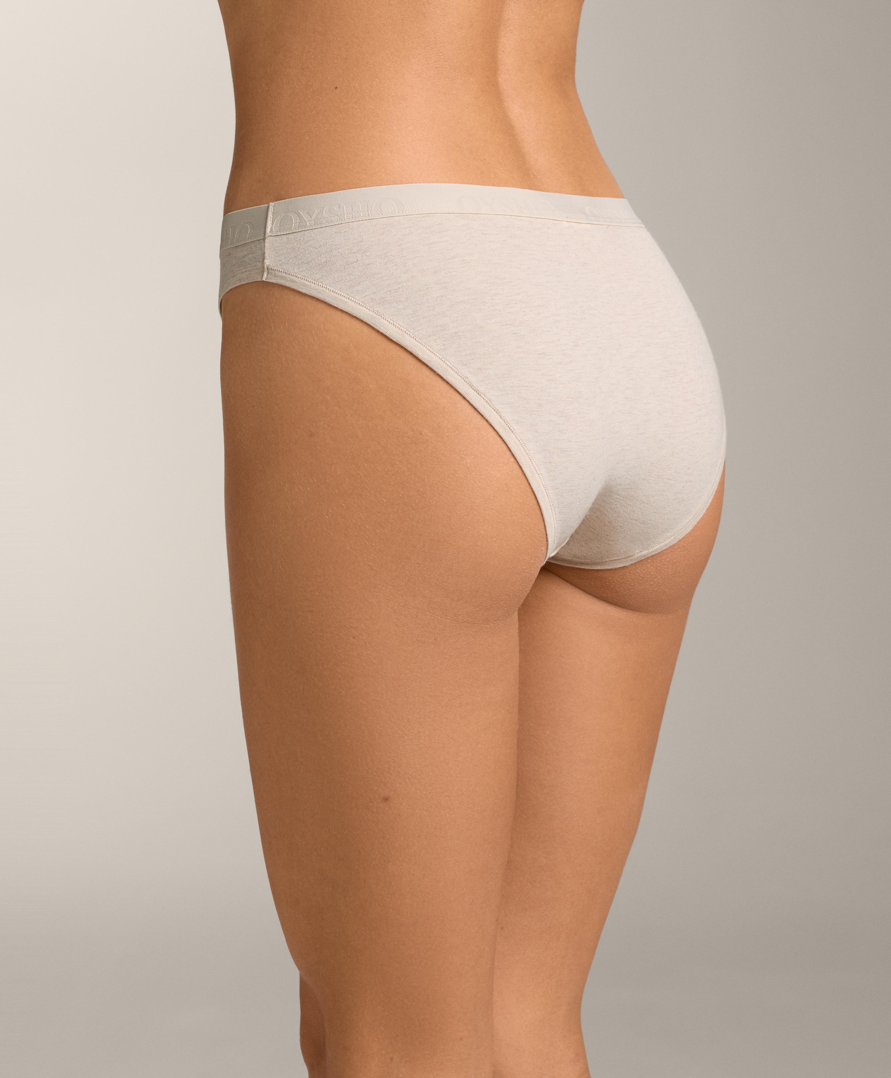 3 pary klasycznych fig z domieszką bawełny i logo 3 pary klasycznych fig z domieszką bawełny i logo