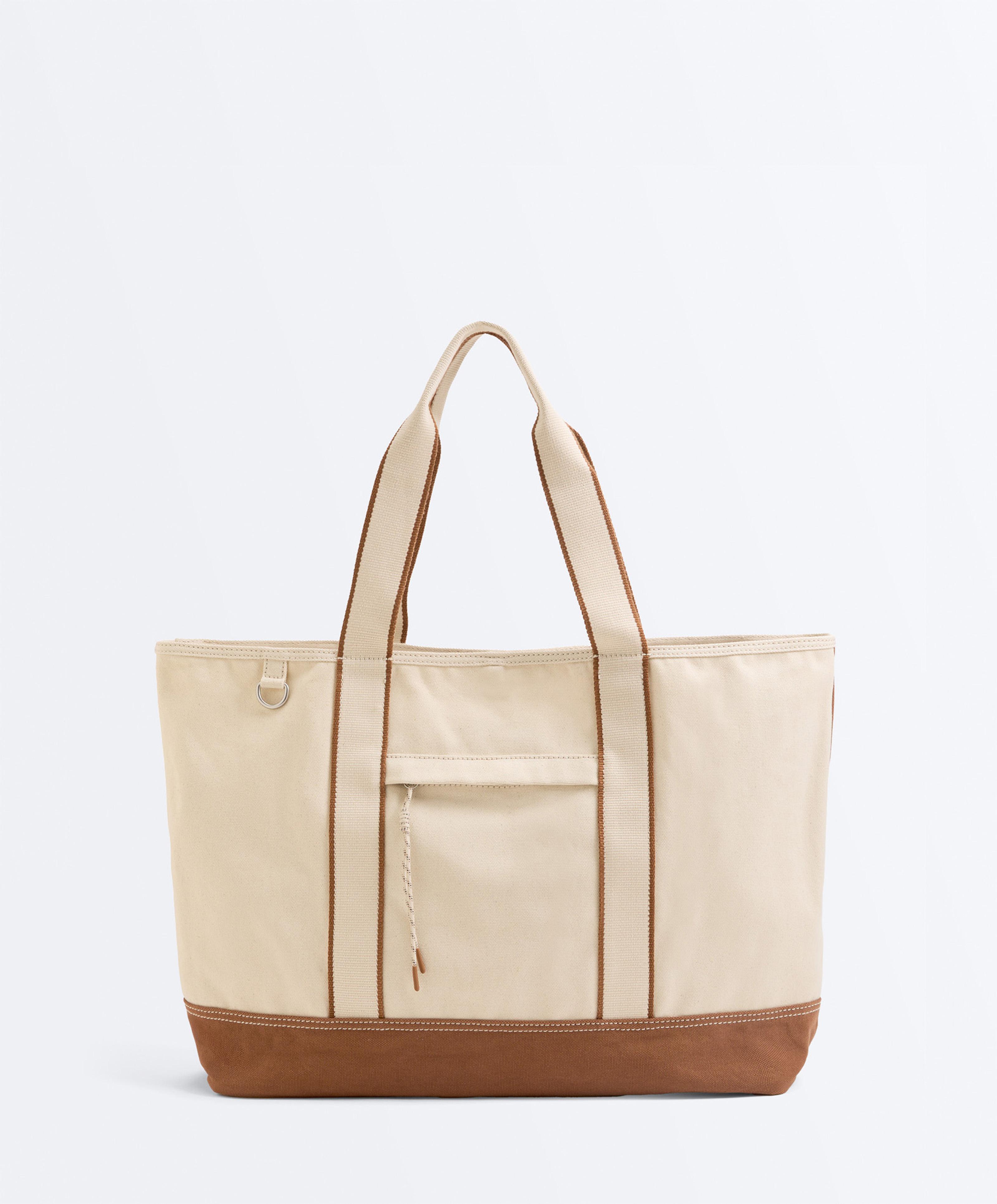 Canvas tote bag — ECRU