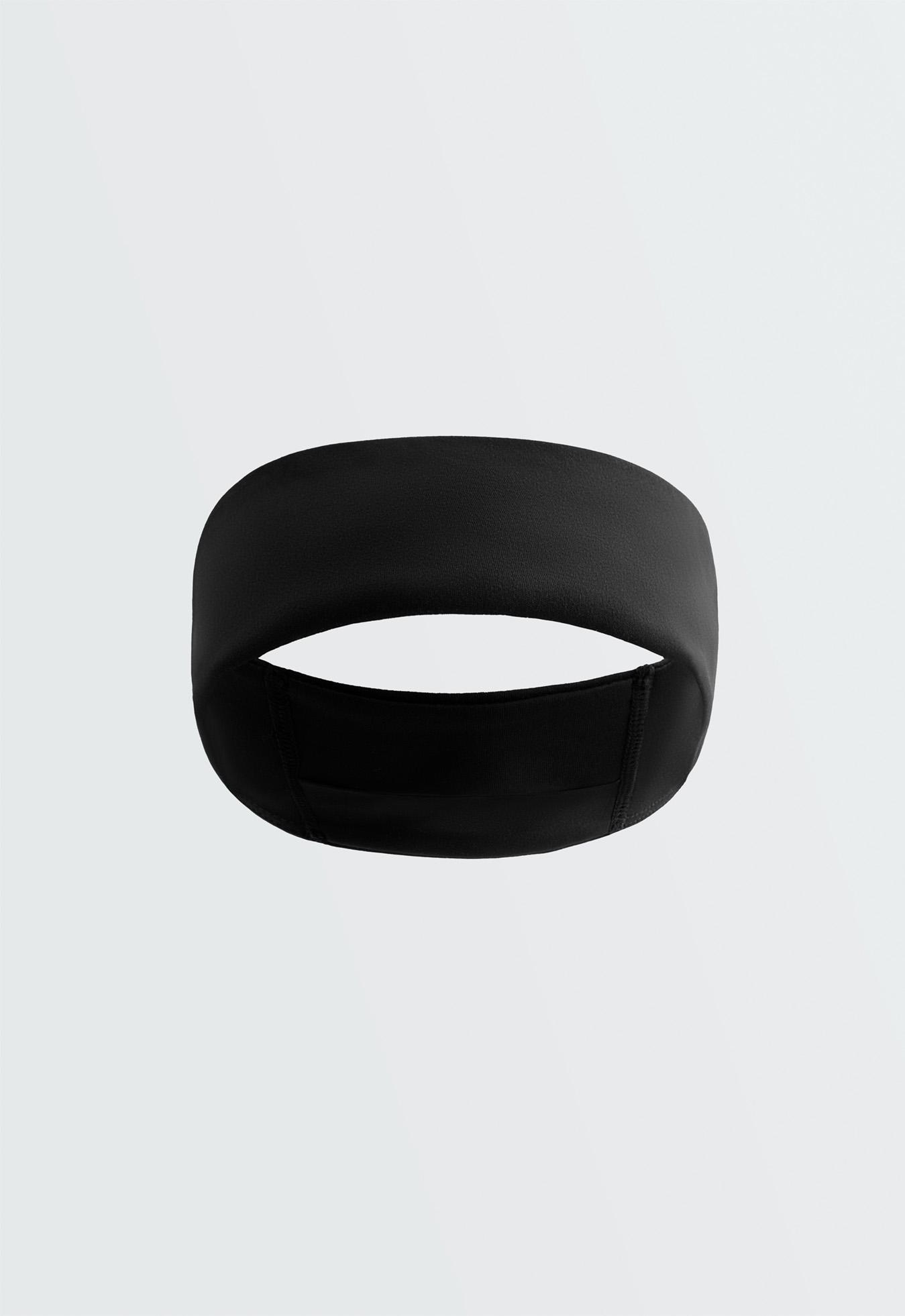 7cm reflective adjustable sports headband — BLACK