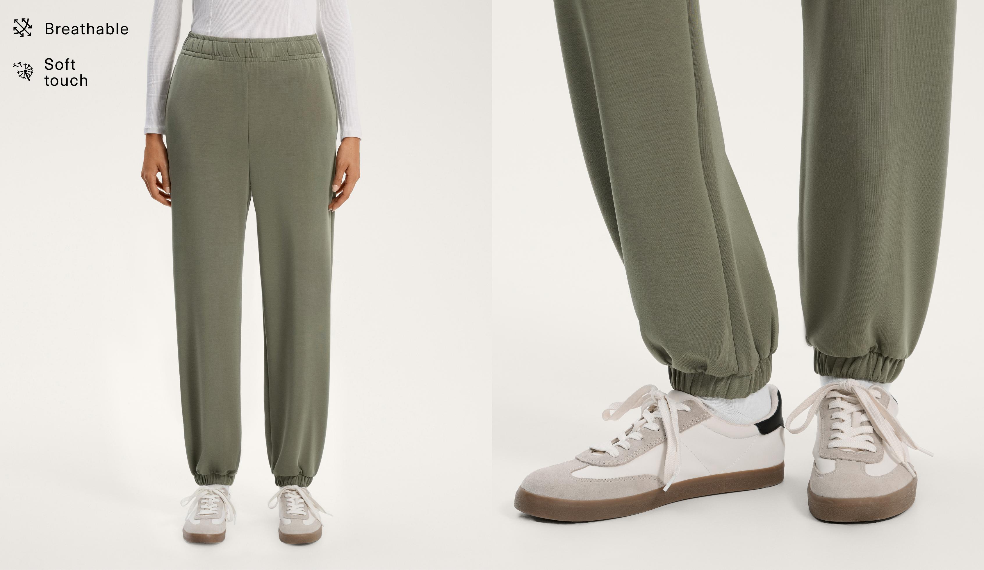 Soft-touch modal joggers