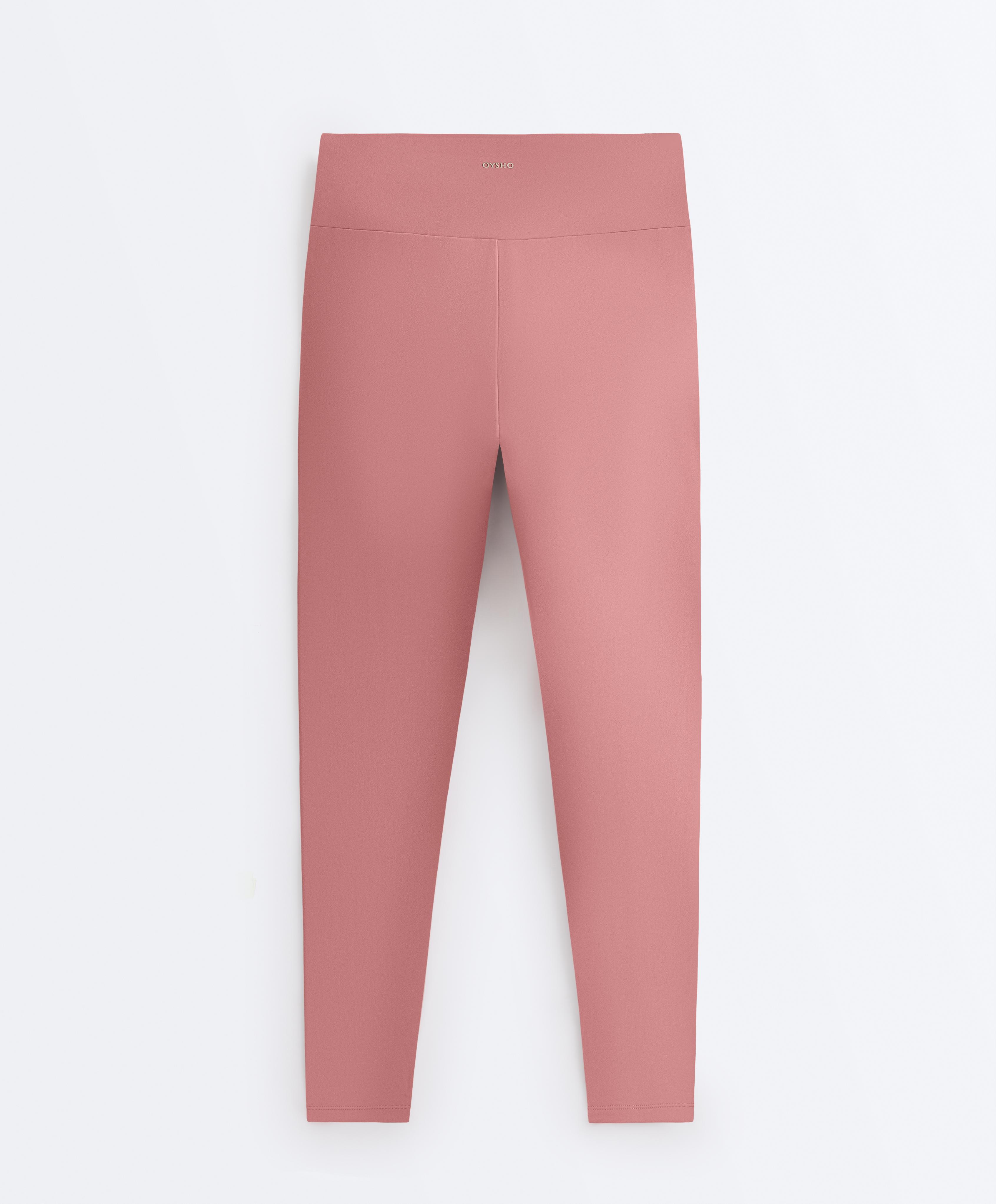 Comfortlux high-waisted ankle-length leggings — PALE PINK