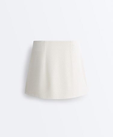 Comfortlux crochet skirt — PALE ECRU 10