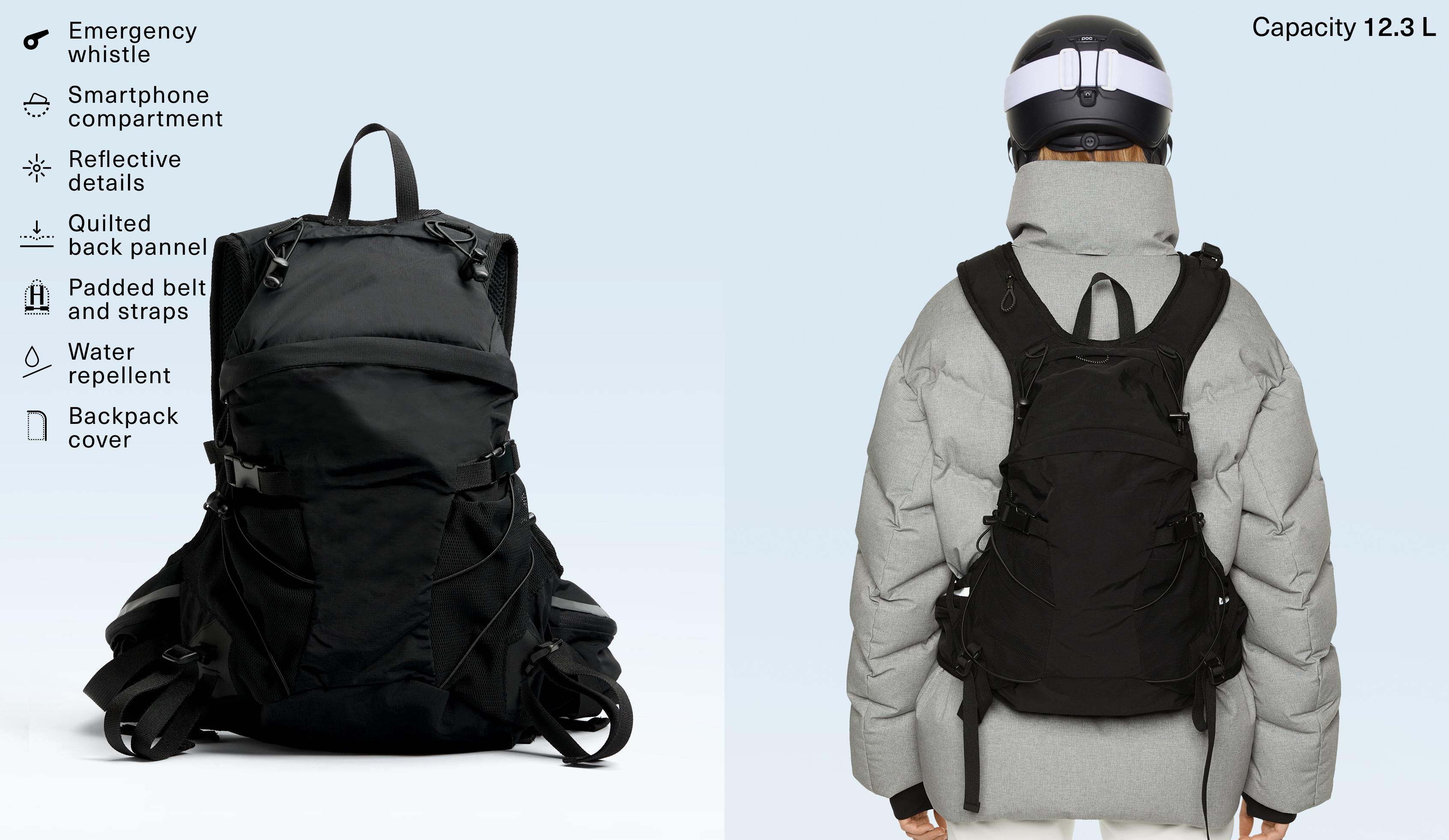 Water repellent 12.3L Ski backpack - تخفيضات