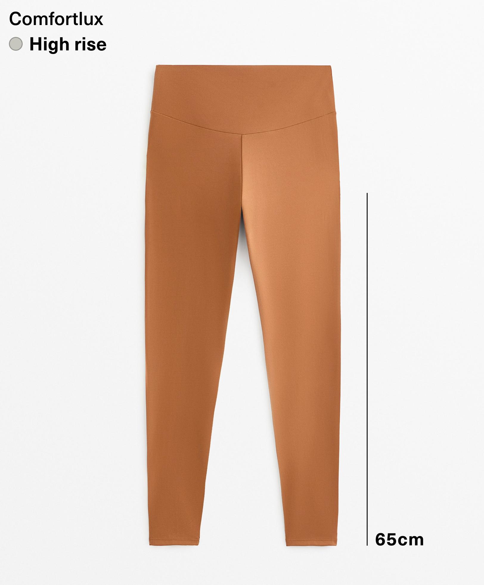 Comfortlux high-rise ankle-length leggings